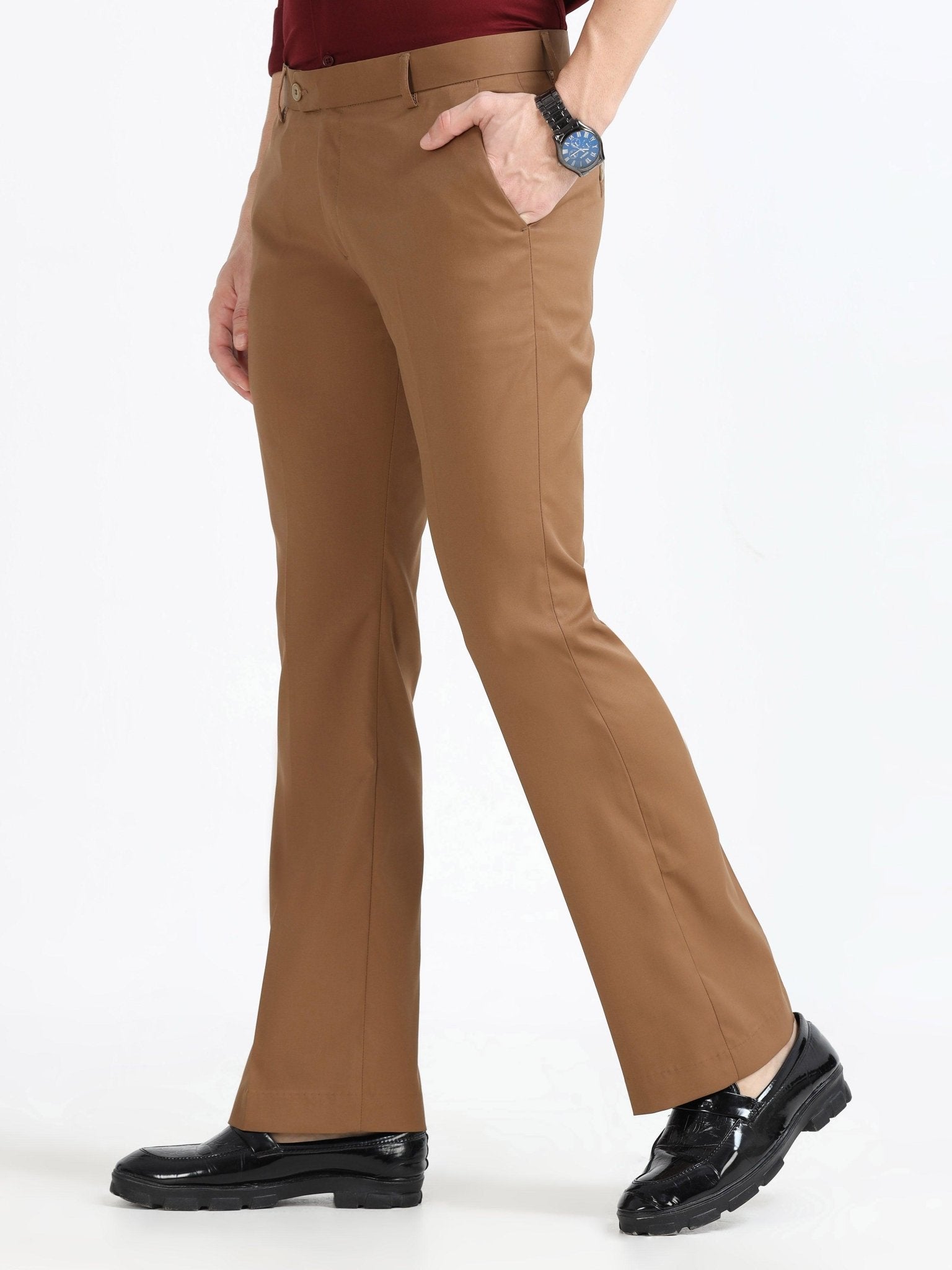 Wee 2.0 - Bootcut Formal Pant - Coffee - Espanshe