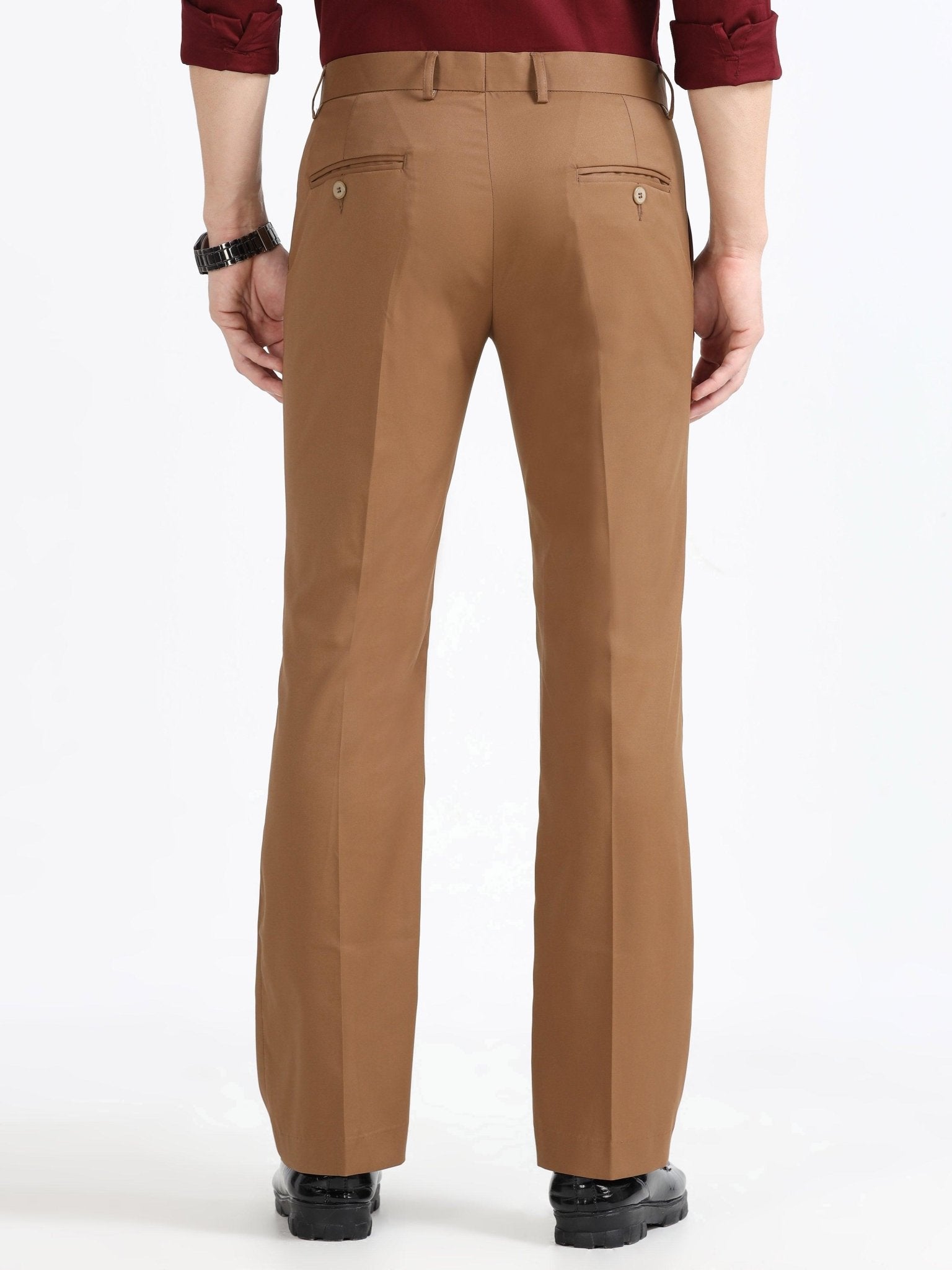 Wee 2.0 - Bootcut Formal Pant - Coffee - Espanshe