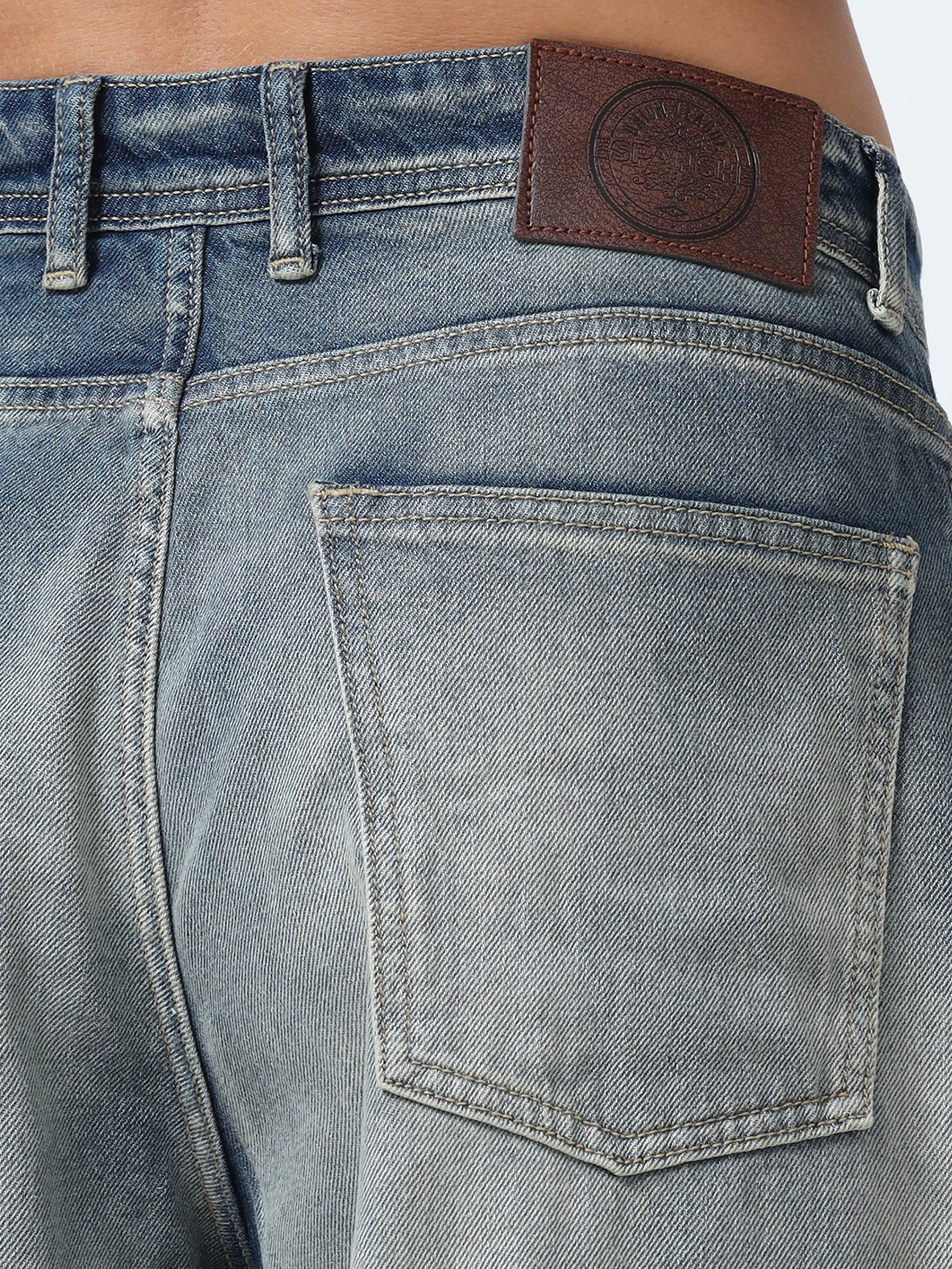 loose fit jeans with stylish embroidery
loose fit jean for men
stylish jean for men