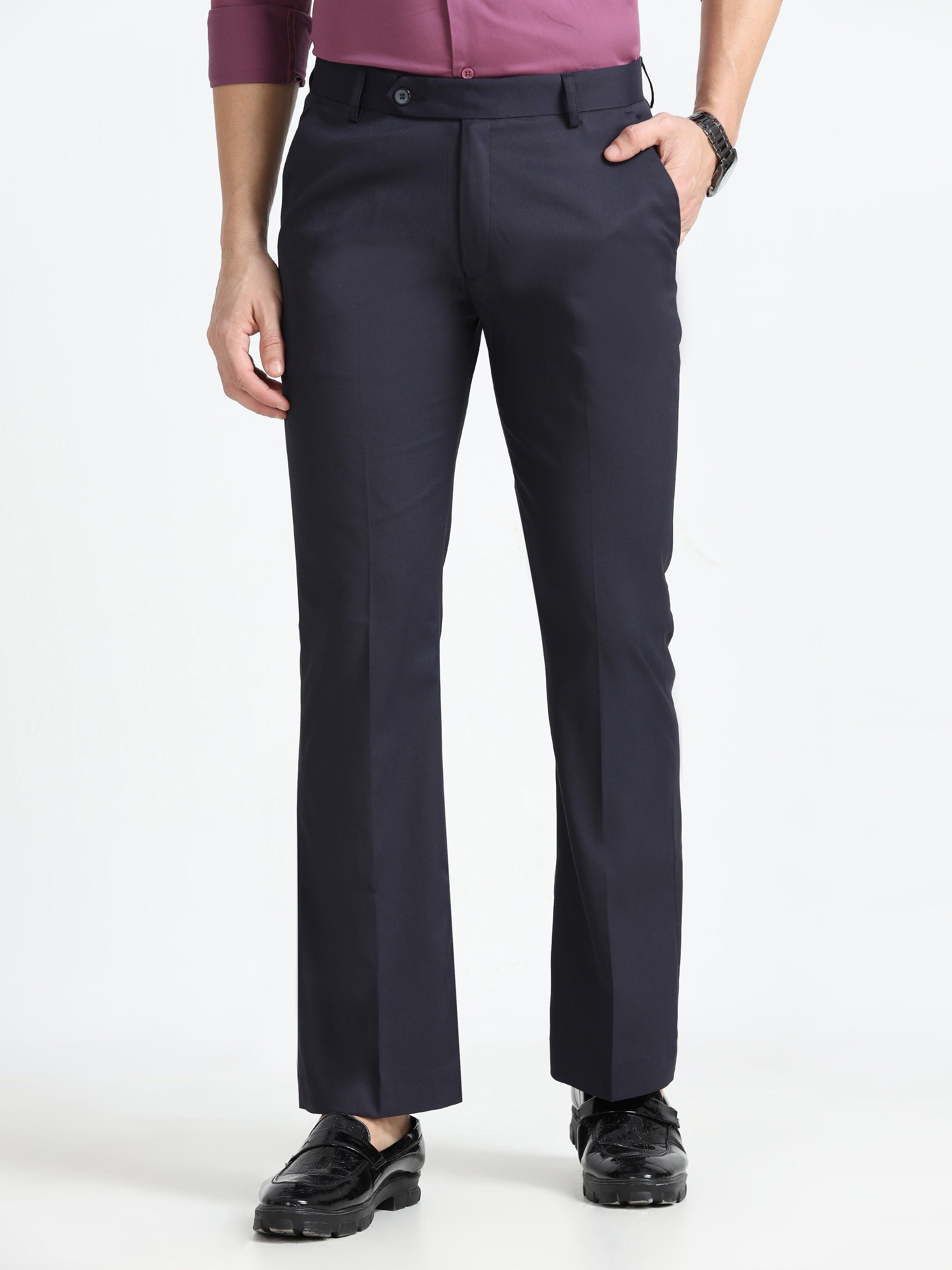 formal bootcut pants made from polyster and nylon blended fabric
bootcut pants for men
formal pants for men