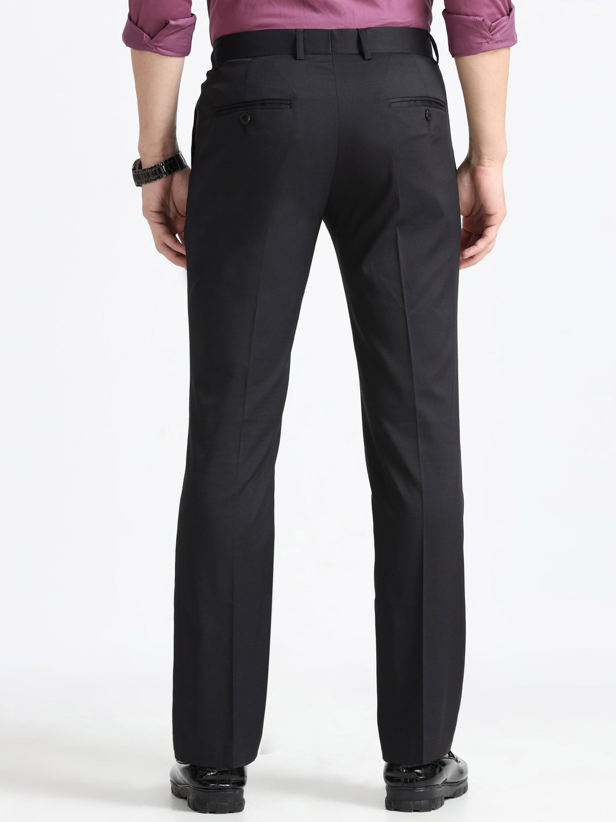 Wee 2.0 - Bootcut Formal Pant - Black - Espanshe