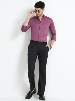 formal bootcut pants made from polyster and nylon blended fabric
bootcut pants for men
formal pants for men
