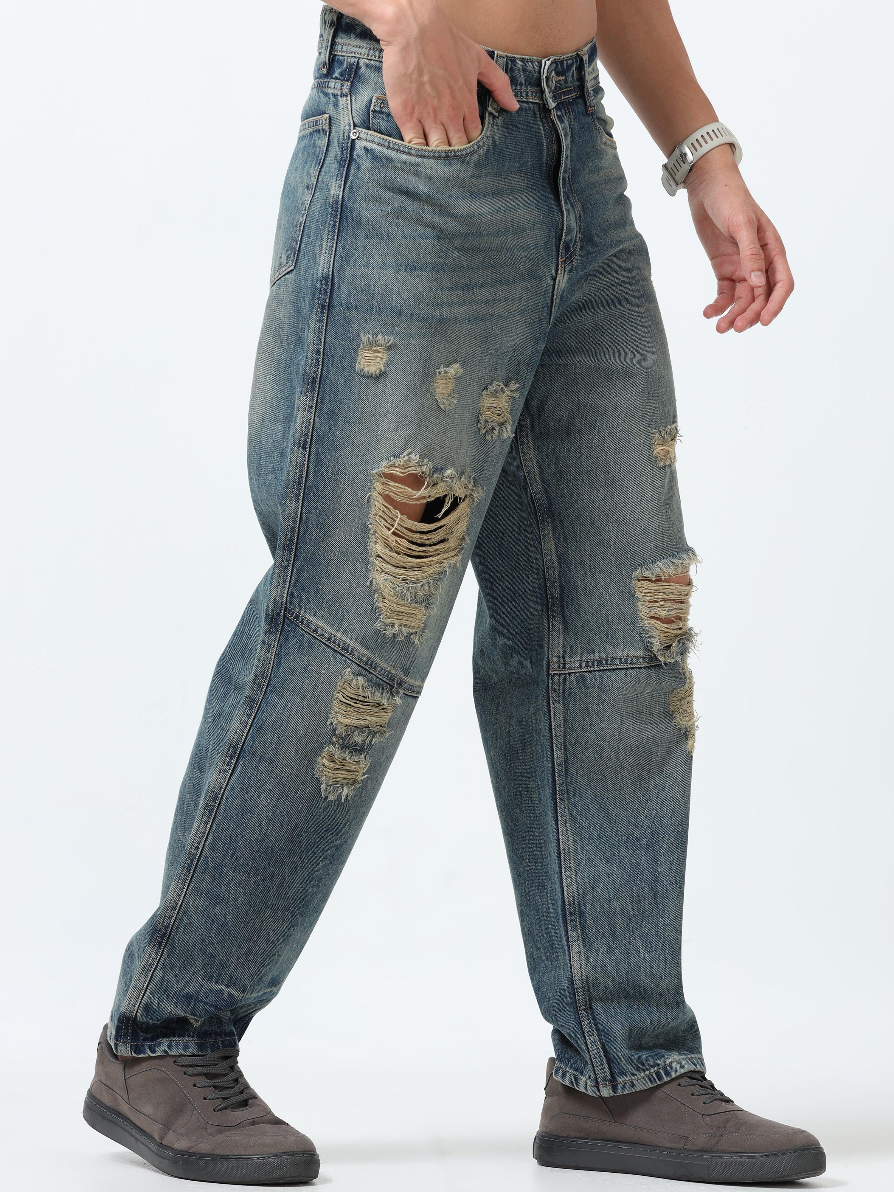 relaxed jeans with classic pockets made from cotton & denim
jeans for men
stylish jean for men