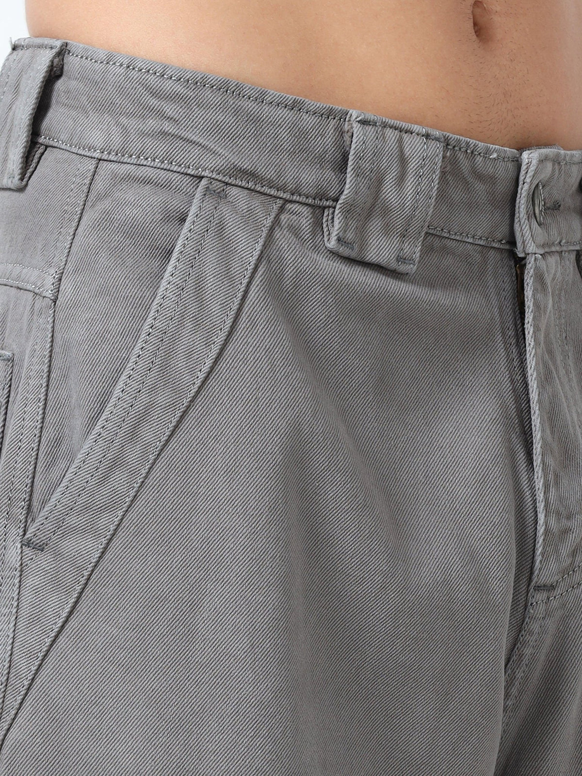 Maverick - Baggy Cargo Jeans - Grey - Espanshe