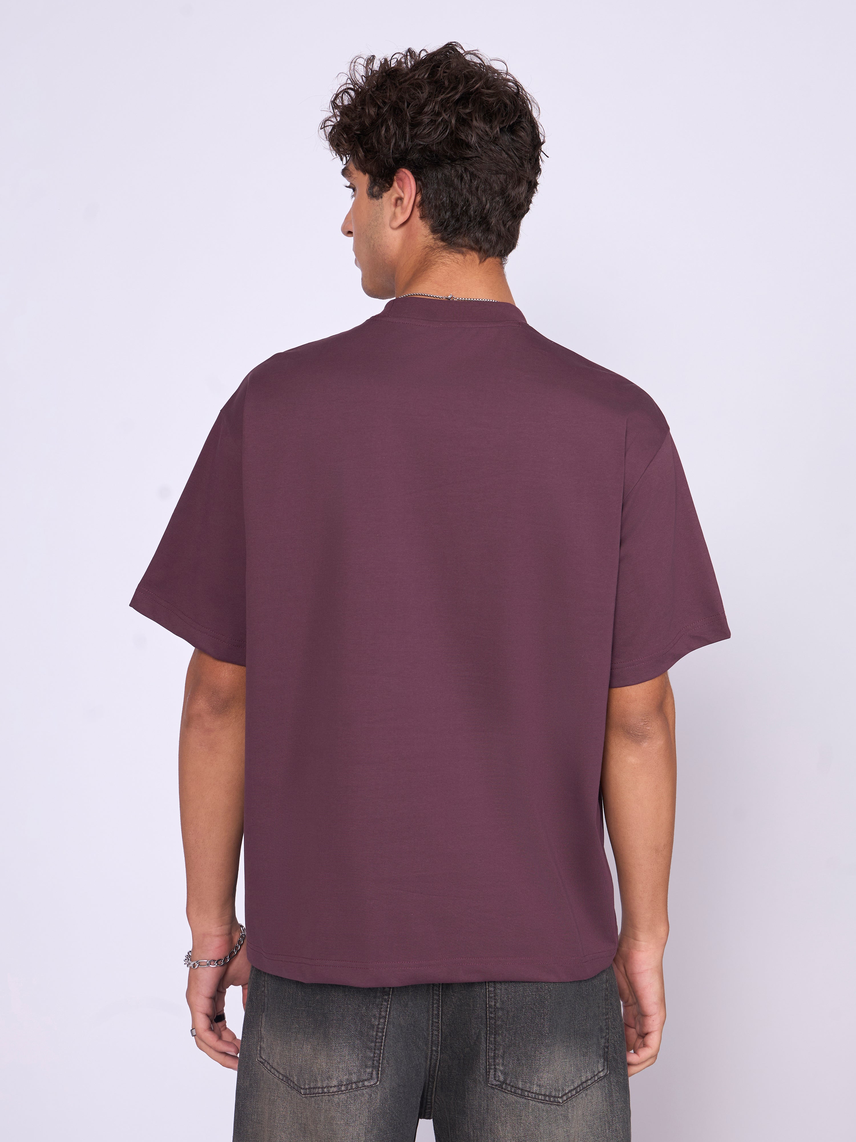 Men's Loose Fit T-Shirt - Midnight Plum