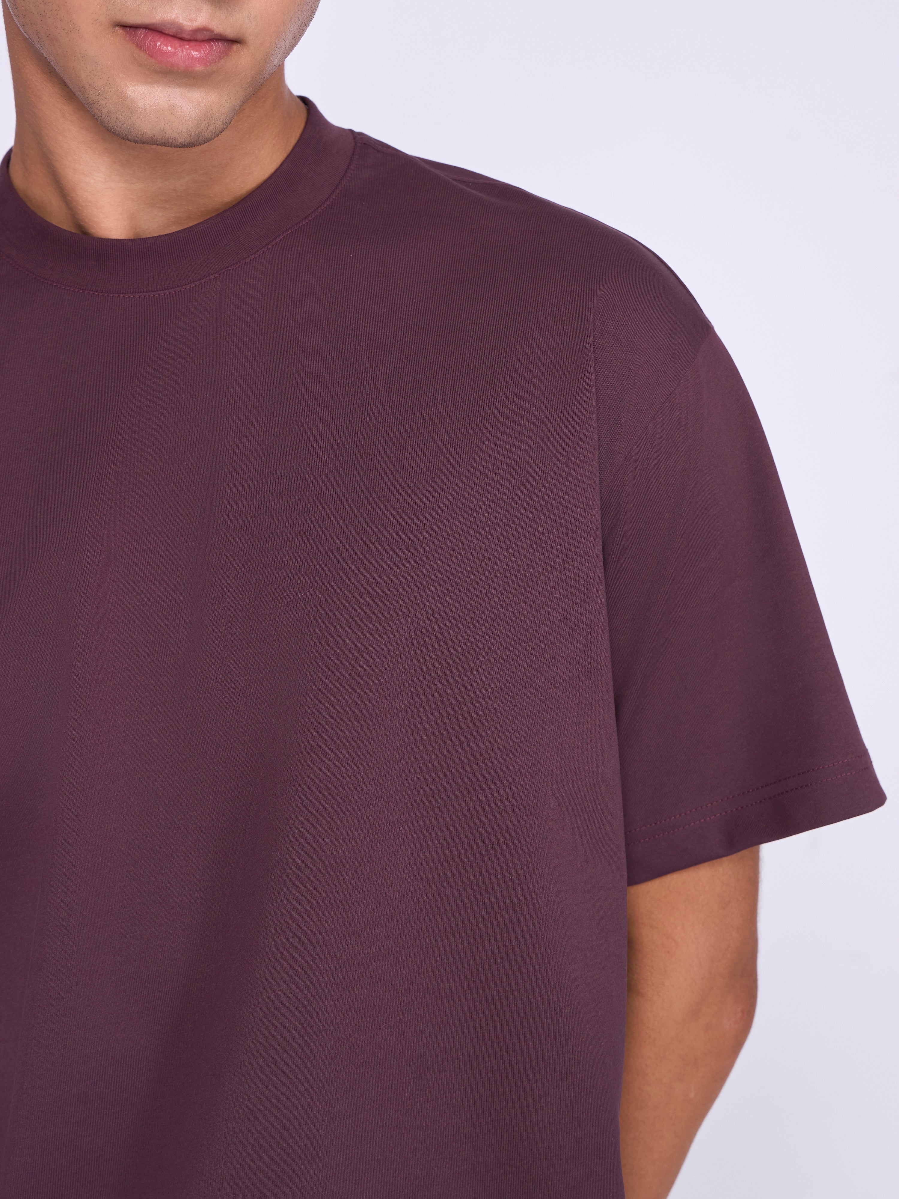 Men's Loose Fit T-Shirt - Midnight Plum