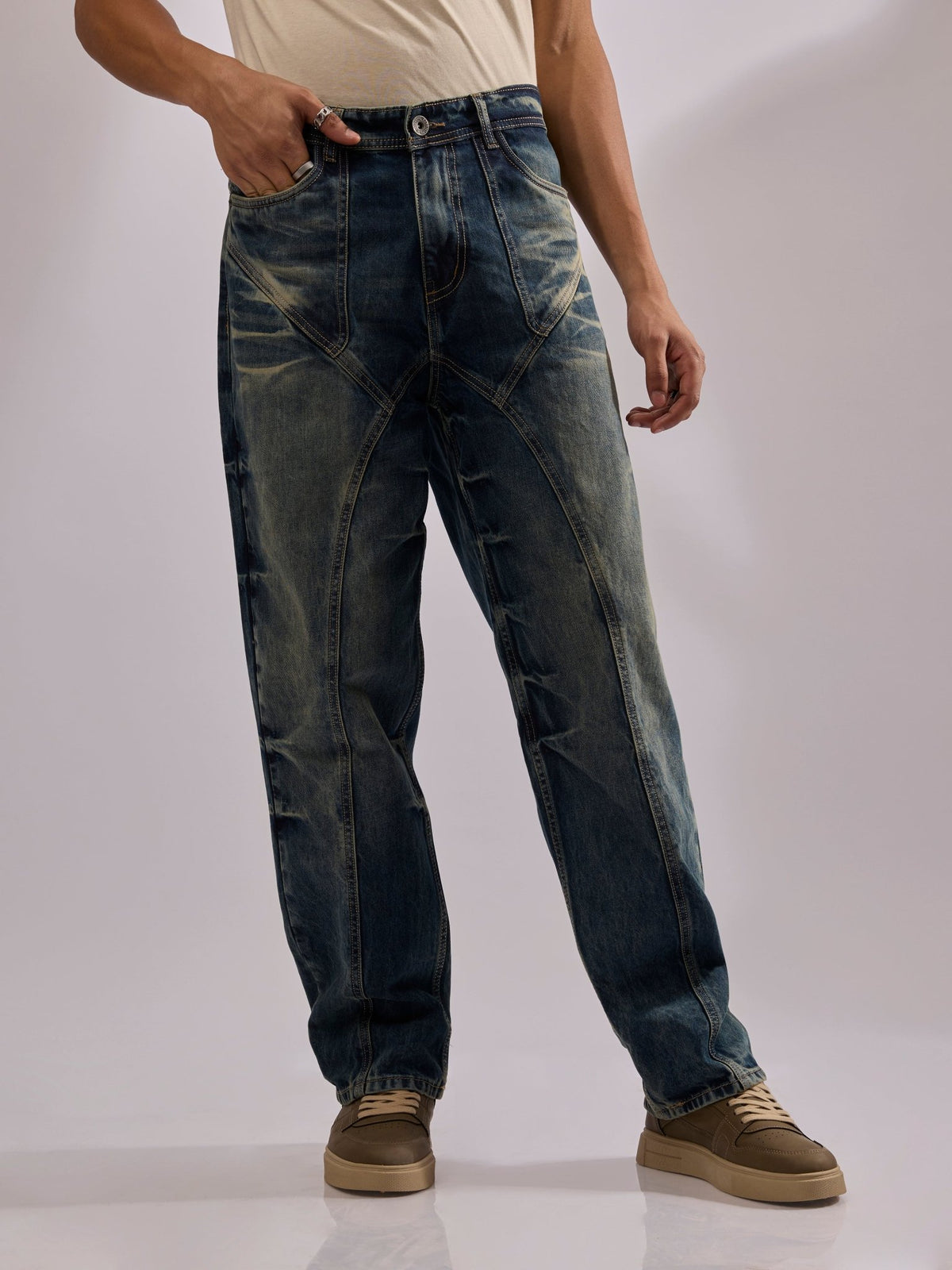 Tornix - Relaxed Fade jeans - Blue - Espanshe
