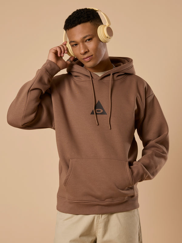 Drift - Printed Hoodie - Light Brown