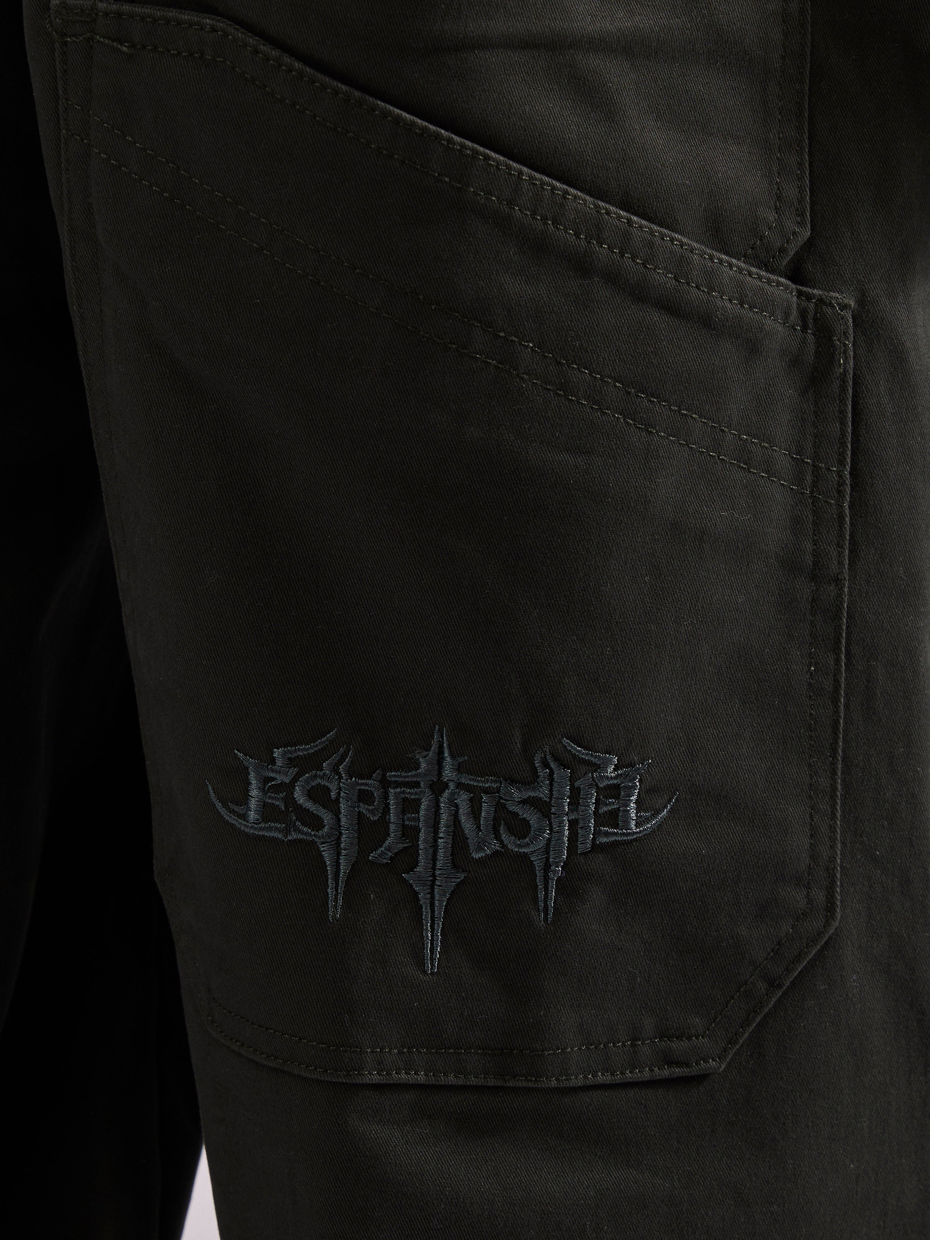  Men's Super Baggy Cargo Pant in Dark Green
