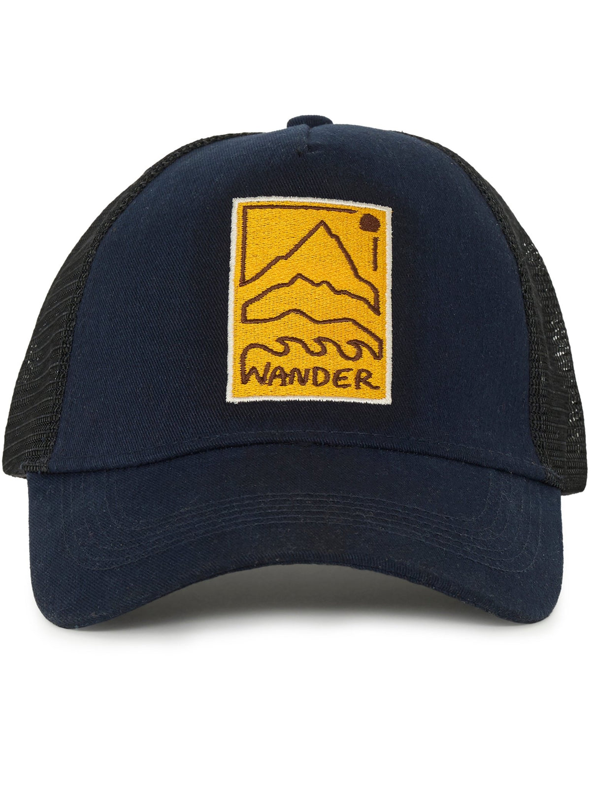 Galenos - Wander Printed Baseball Cap - Navy - Espanshe
