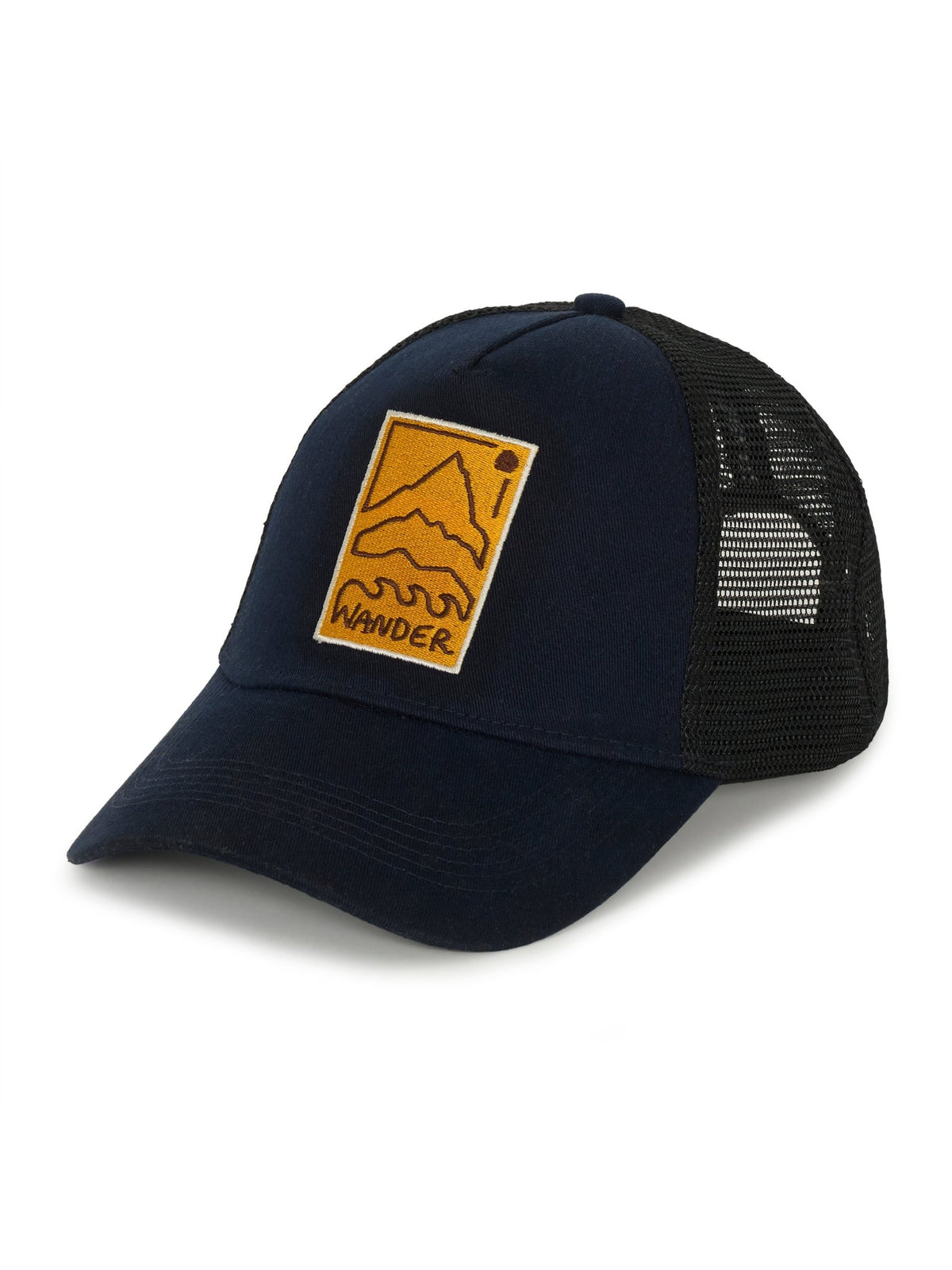 Galenos - Wander Printed Baseball Cap - Navy - Espanshe