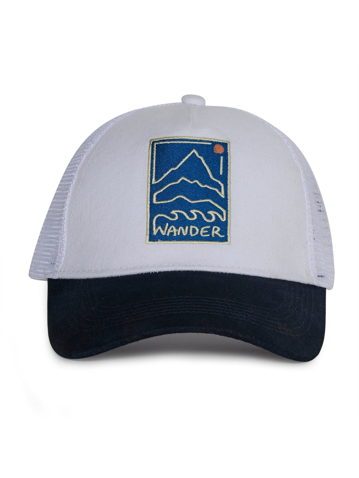 Galenos - Wander Printed Baseball Cap - White - Espanshe