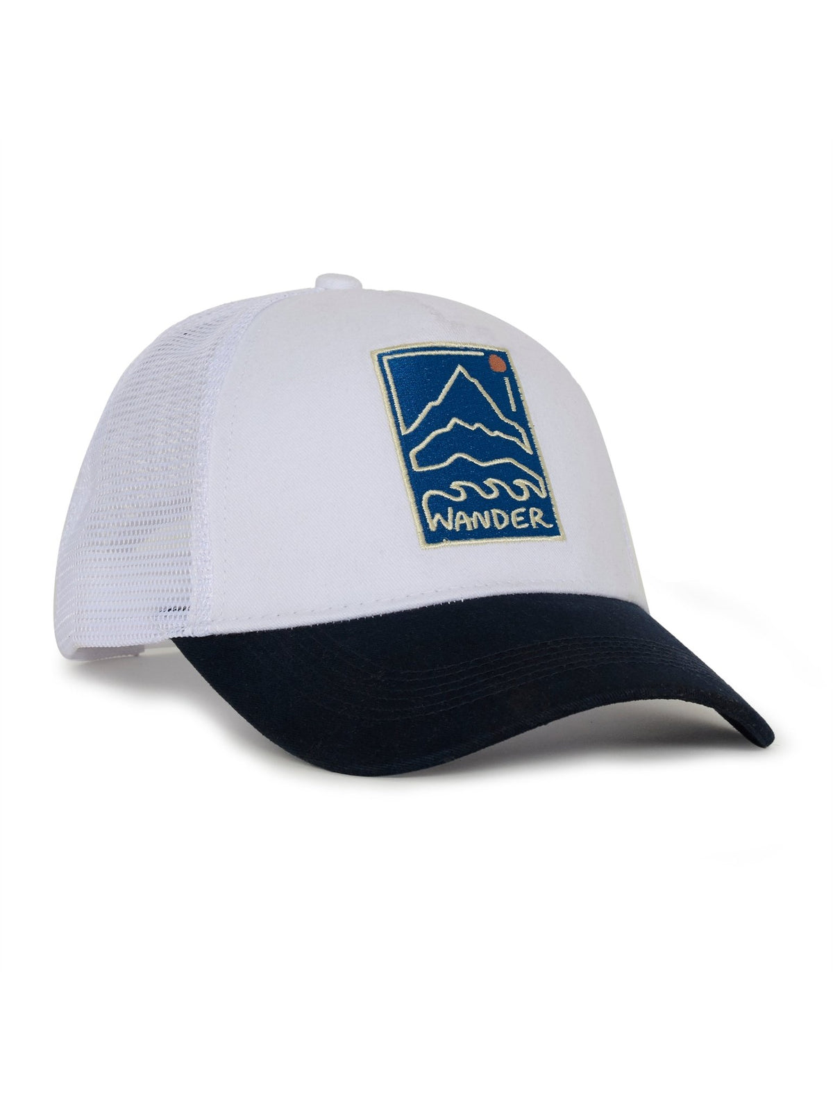 Galenos - Wander Printed Baseball Cap - White - Espanshe