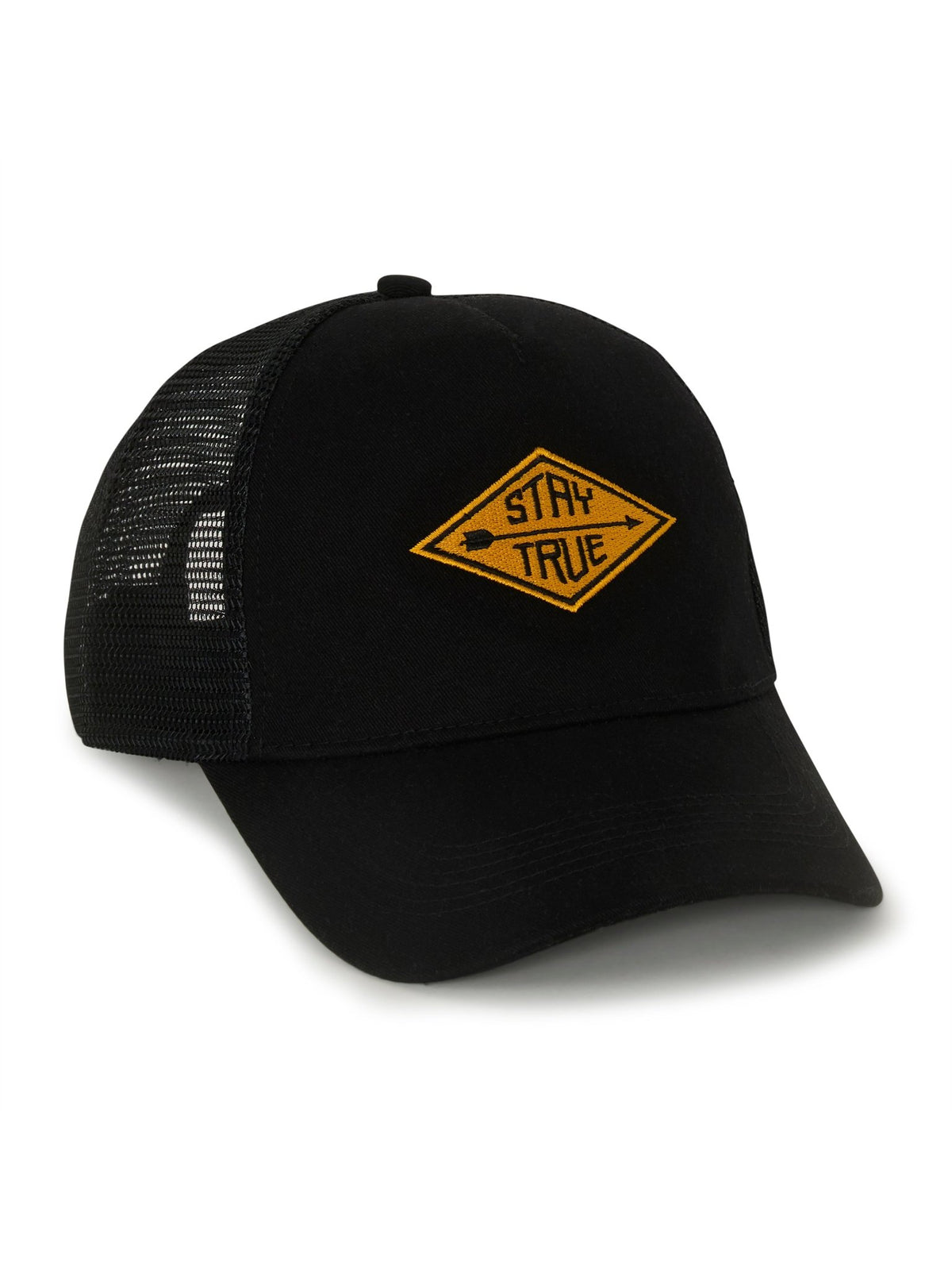 Galenos - Stay True Printed Baseball Cap - Black - Espanshe