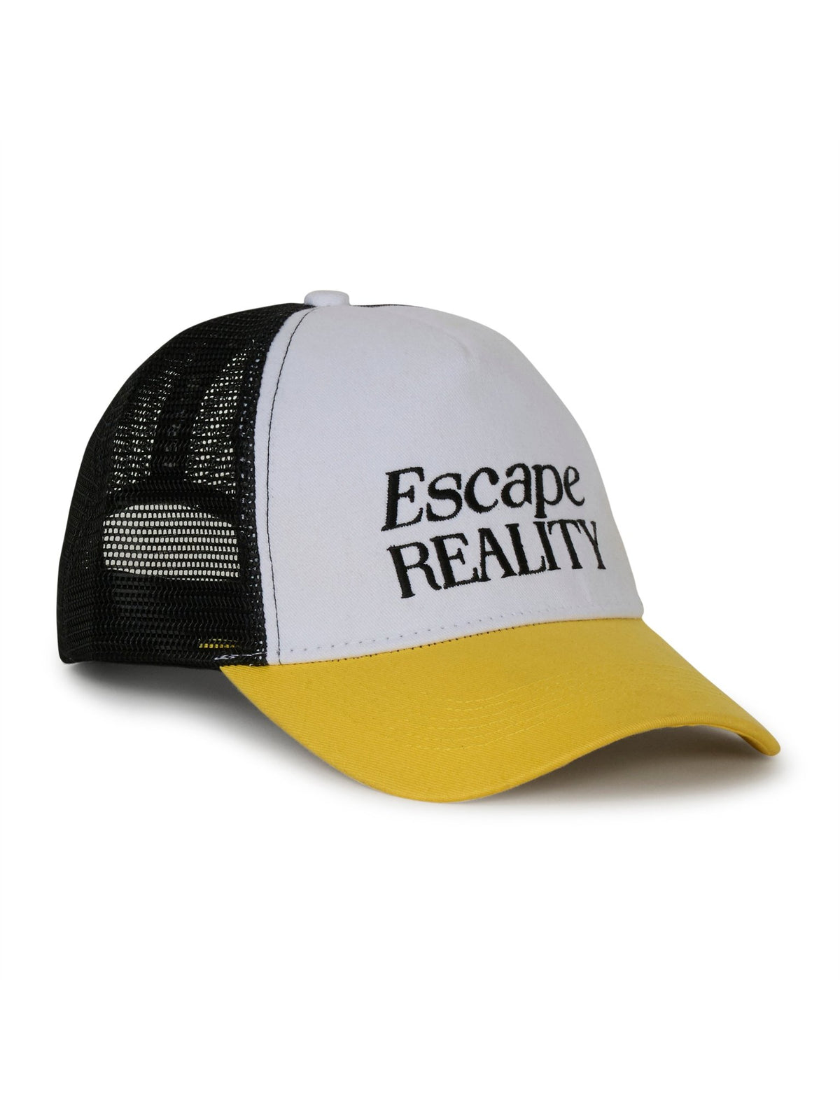 Galenos - Escape Reality Printed Baseball Cap - Yellow - Espanshe