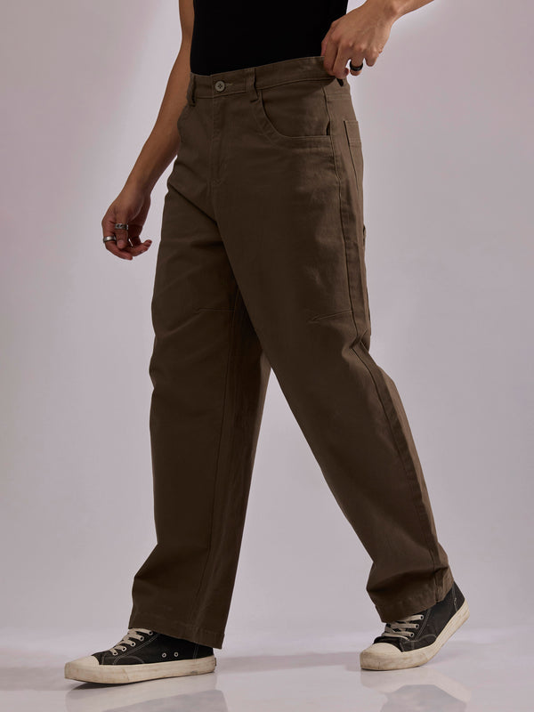 Vardon - Super Baggy Cargo Pant - Coffee