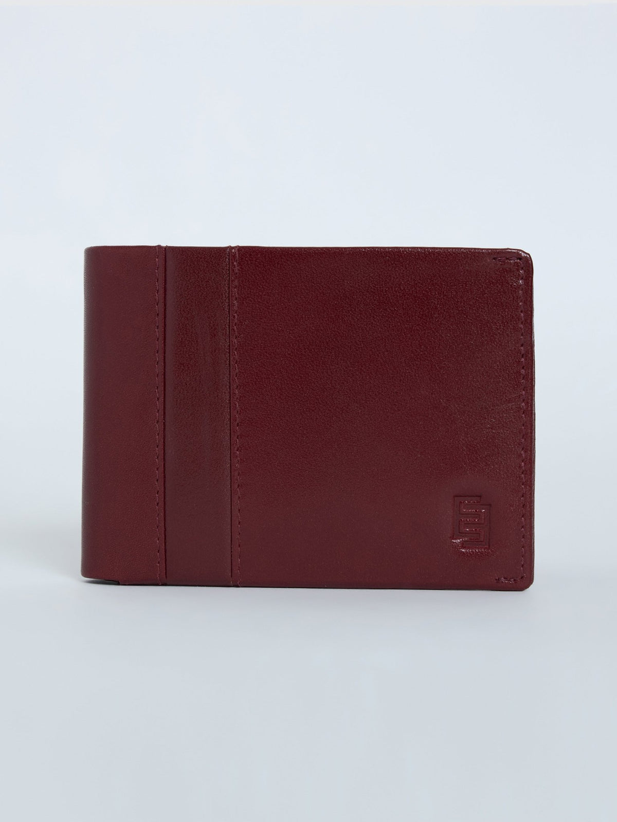 Arctic-3 - Bi-Fold Leather Wallet - Cherry Red - Espanshe
