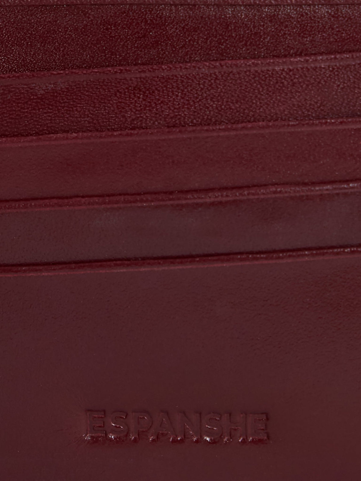 Arctic-3 - Bi-Fold Leather Wallet - Cherry Red - Espanshe