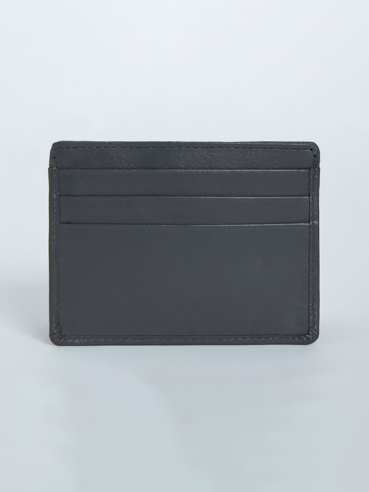 Arctic-9 - Card Holder Leather Zip Wallet - Grey - Espanshe