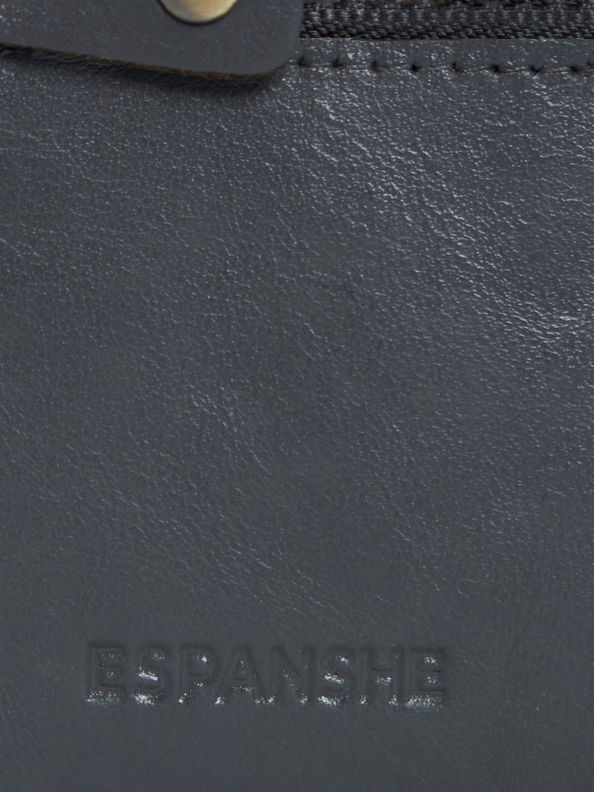 Arctic-9 - Card Holder Leather Zip Wallet - Grey - Espanshe