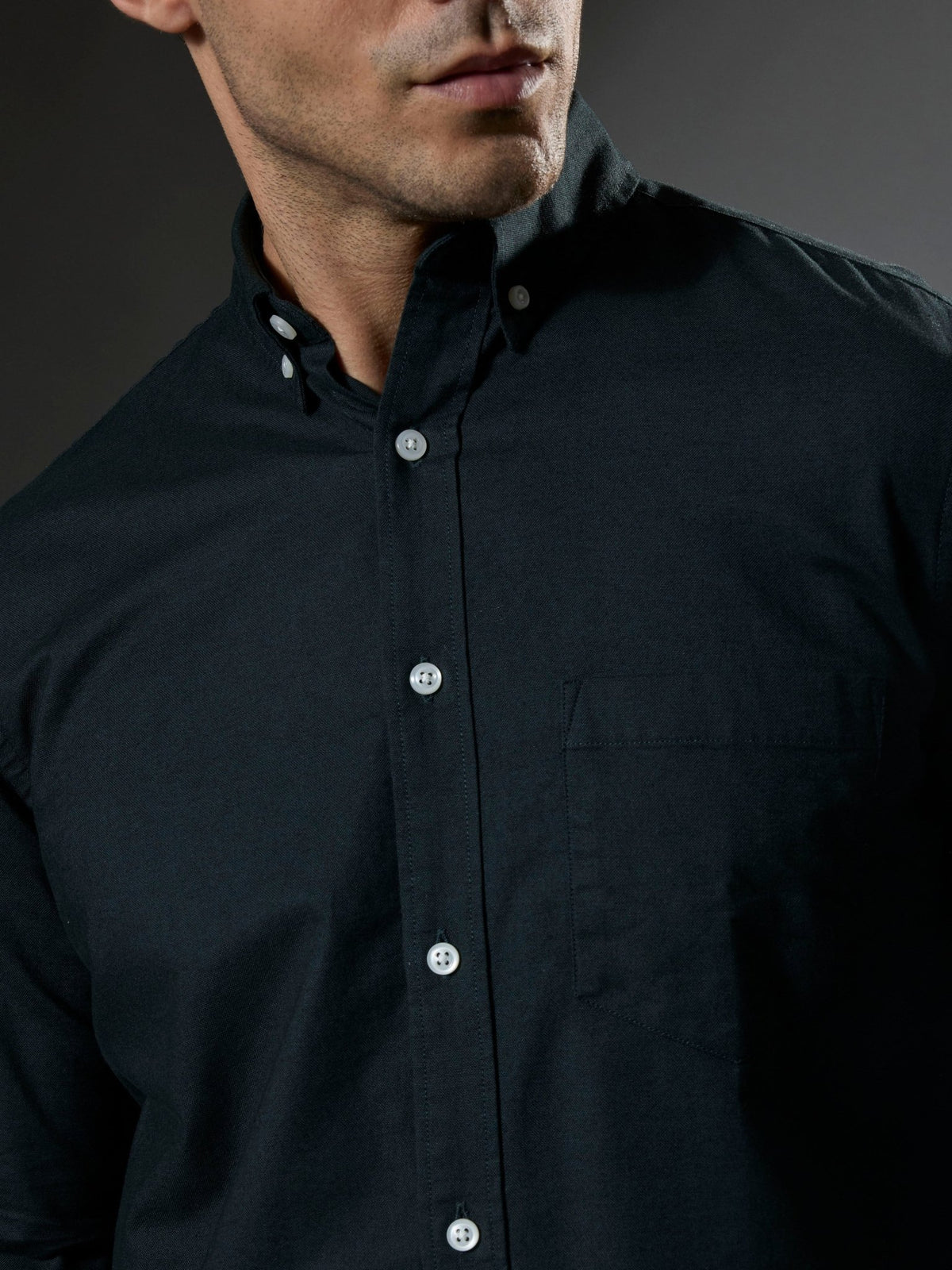 Classy - Turkish Fit Shirt with Elbow Patch - Dark Green - Espanshe
