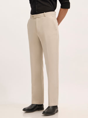 men's Straight Fit Formal Pant - squirrel gray