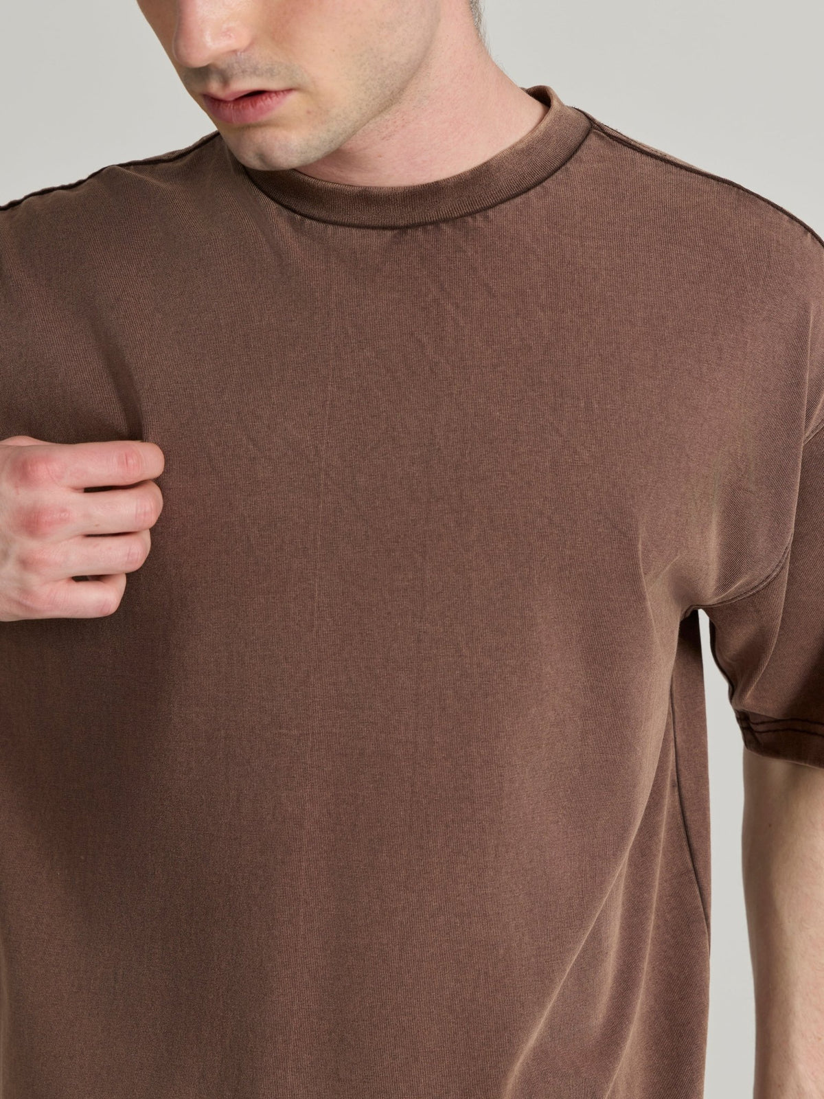 Kellington - Baggy T-Shirt - Brown - Espanshe