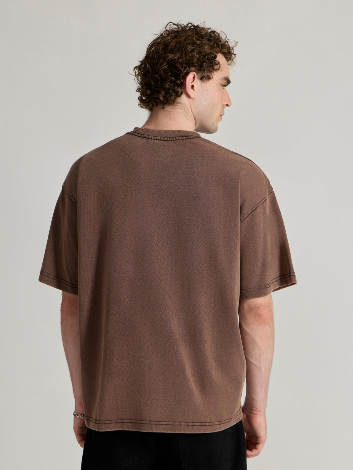 Kellington - Baggy T-Shirt - Brown - Espanshe