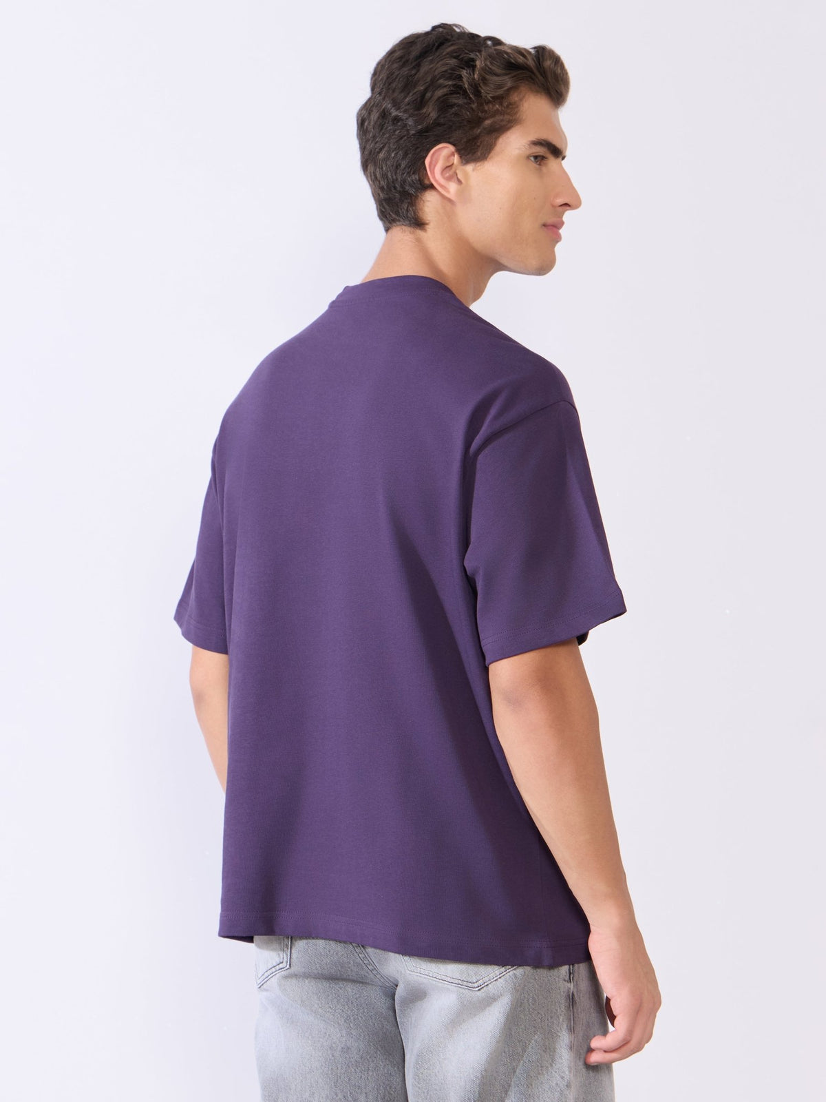 Vynora - Loose Fit Round Neck T-Shirt - Astral Aura - Espanshe