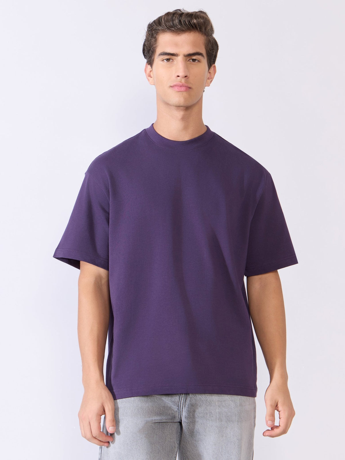 Vynora - Loose Fit Round Neck T-Shirt - Astral Aura - Espanshe