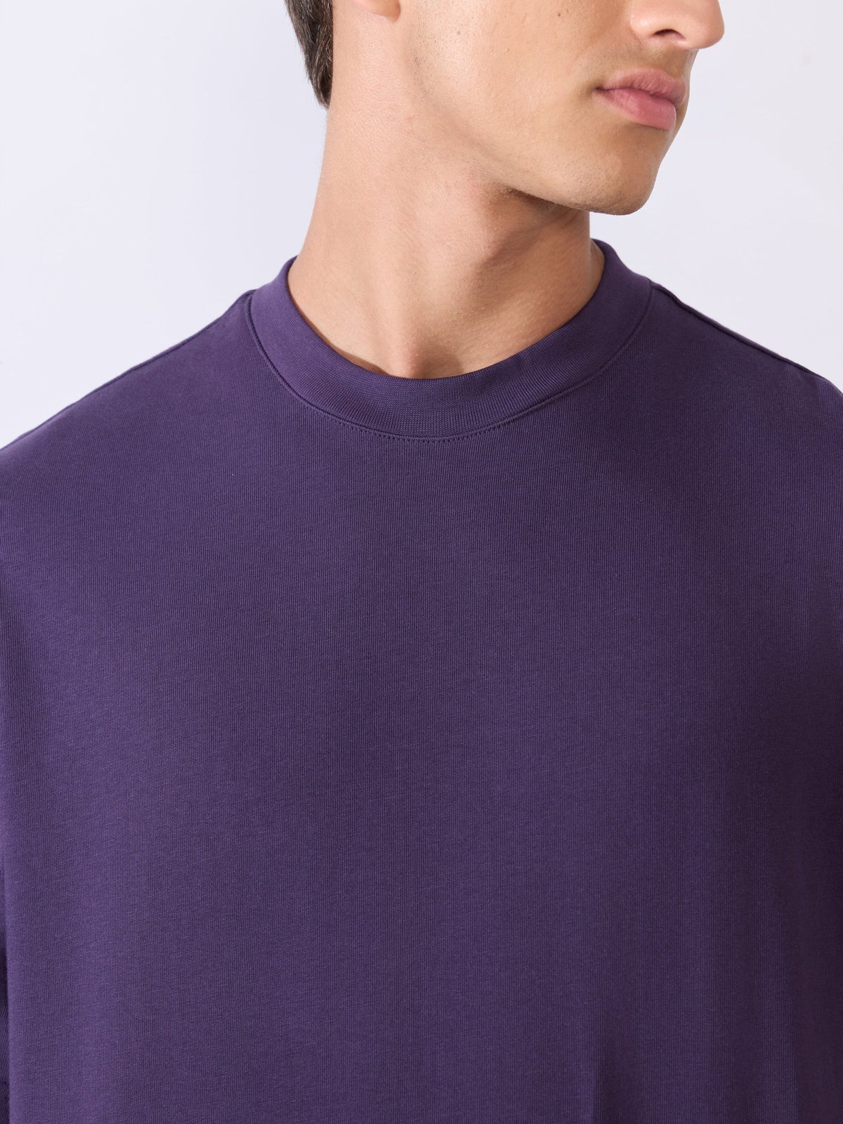 Vynora - Loose Fit Round Neck T-Shirt - Astral Aura - Espanshe