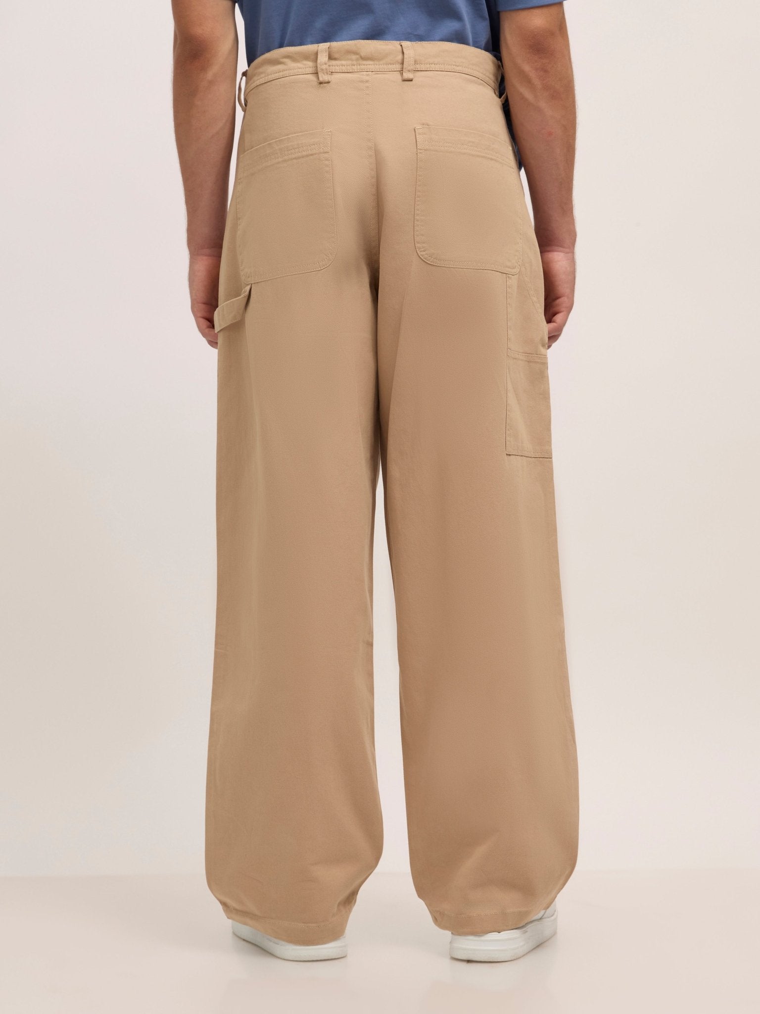 Bentley - Super Baggy Cargo Pant - Cream - Espanshe