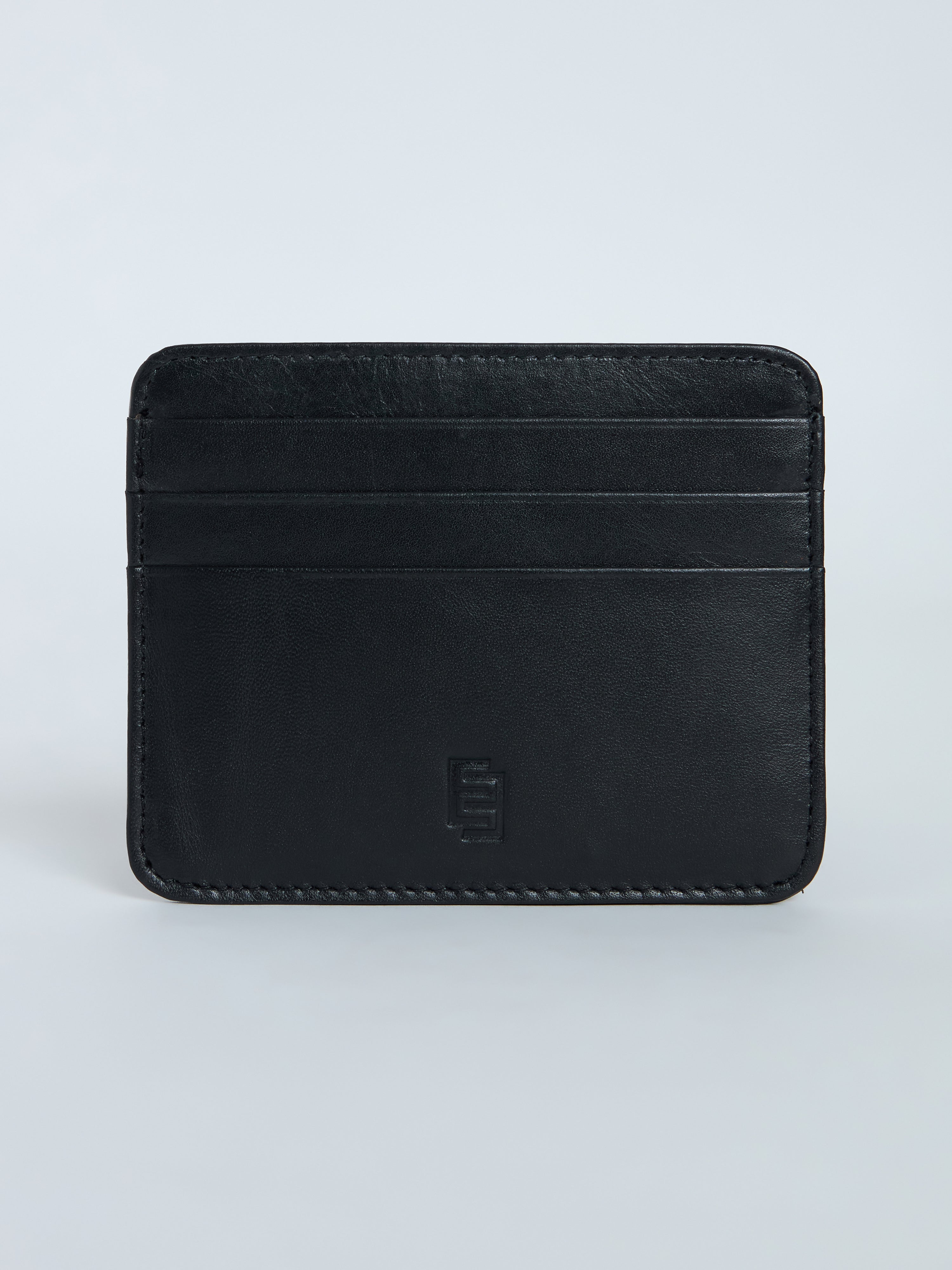 Arctic-7 - Card Holder Leather Wallet - Black