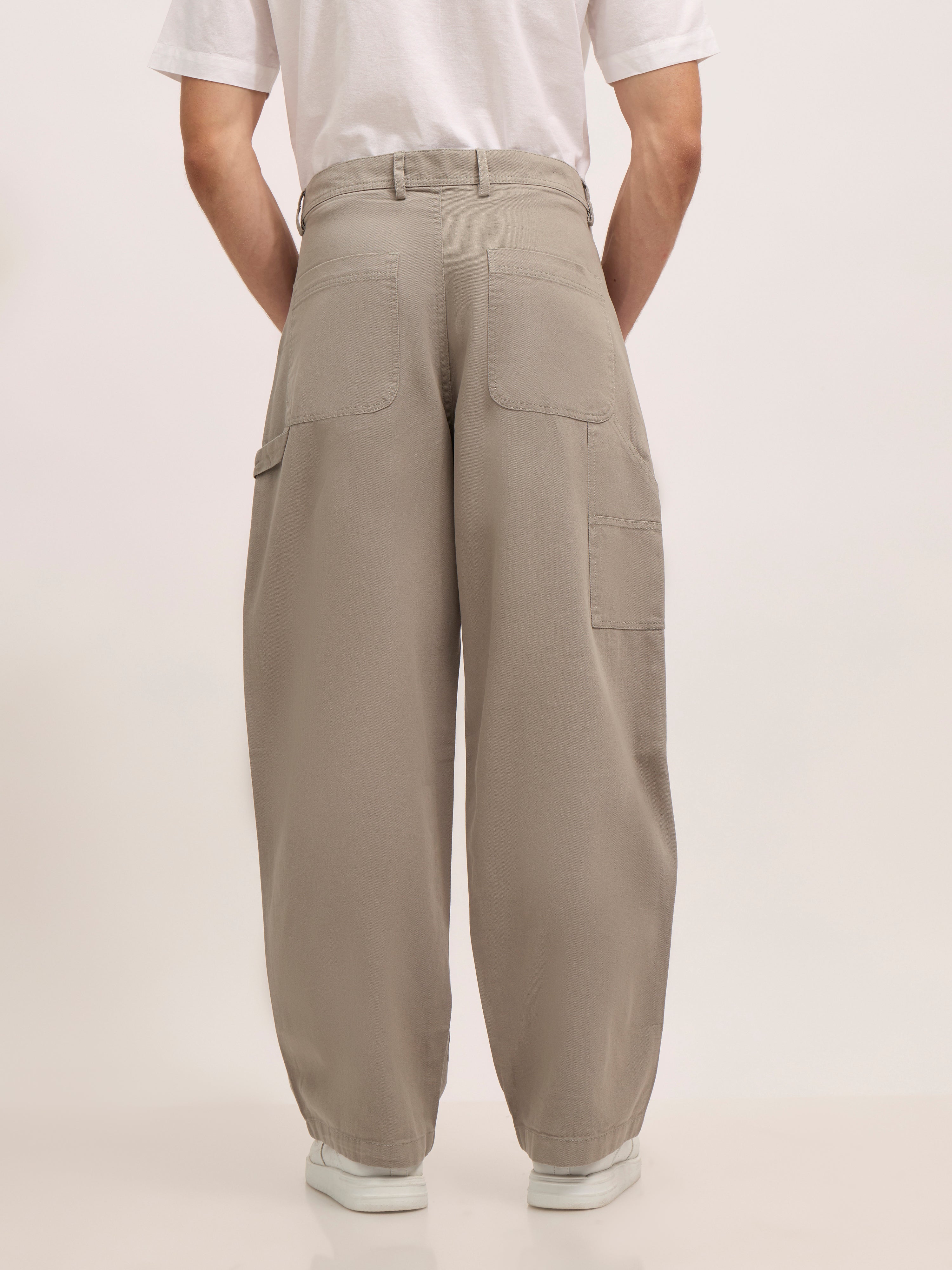  Super Baggy Cargo Pant - light gray