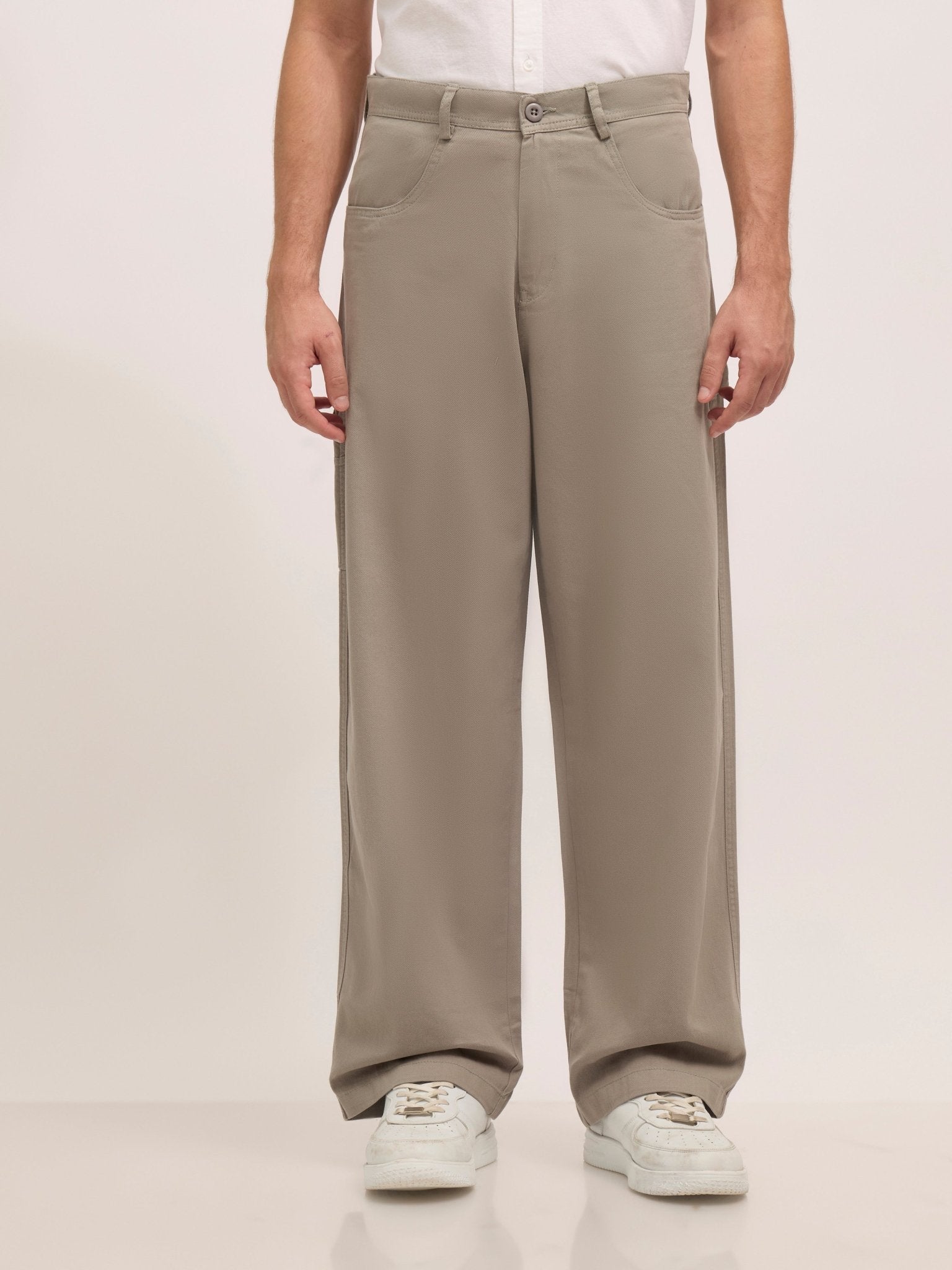 Bentley - Super Baggy Cargo Pant - Light Grey - Espanshe