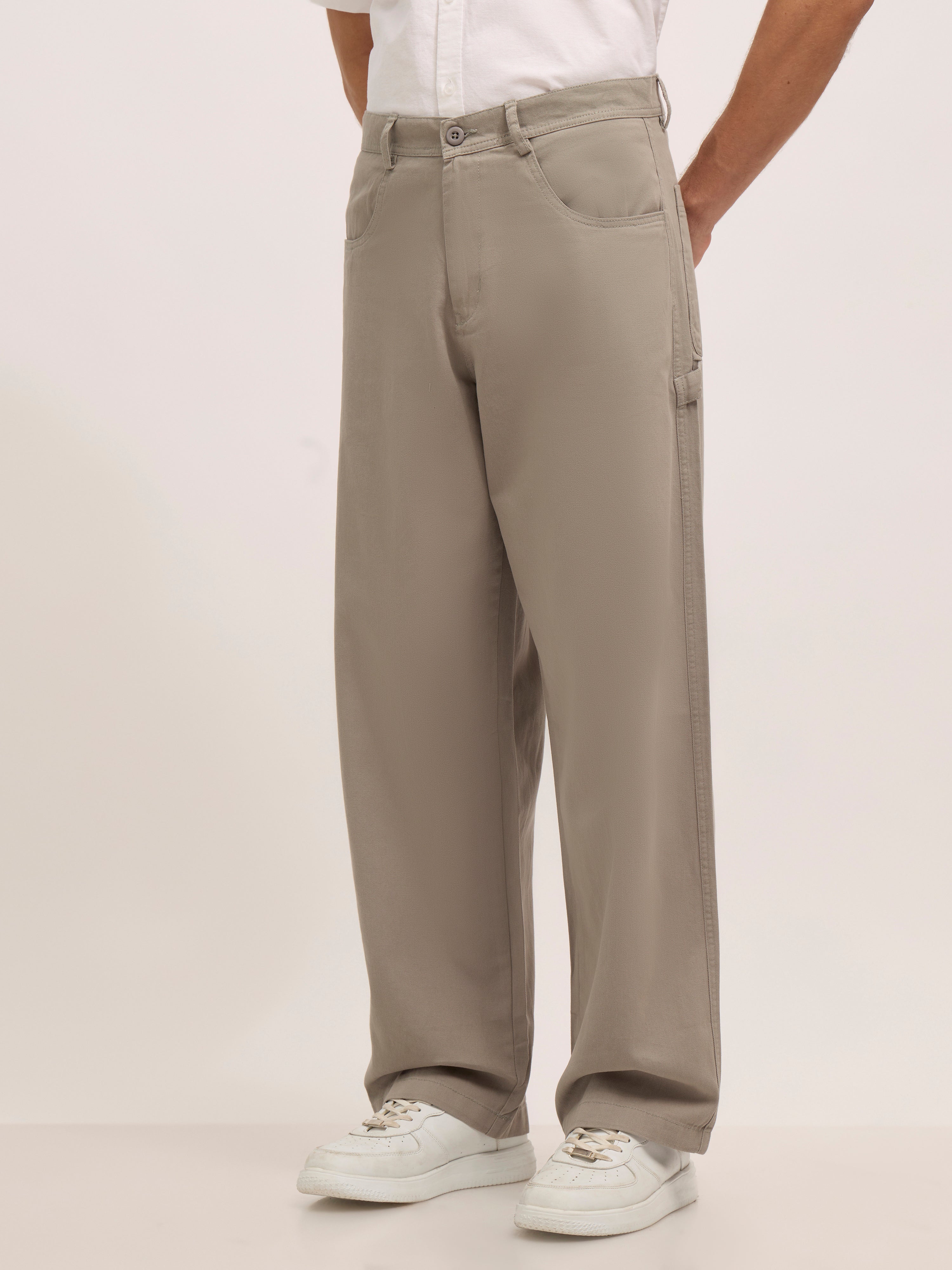  Super Baggy Cargo Pant - light gray