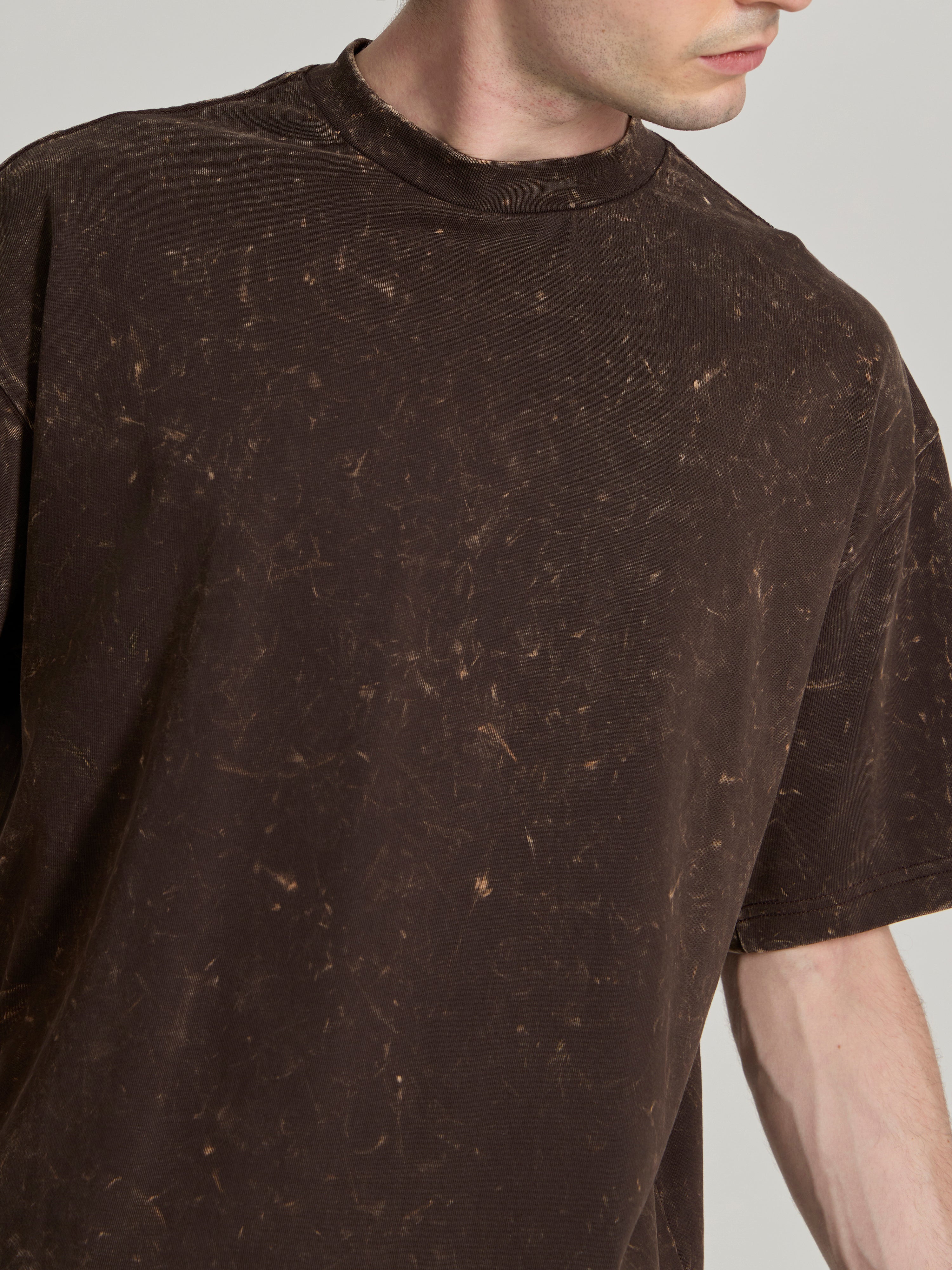  Men's Baggy T-Shirt - Coffee Brown