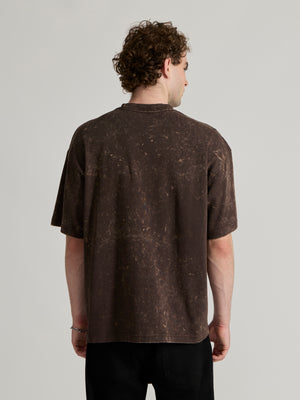  Men's Baggy T-Shirt - Coffee Brown