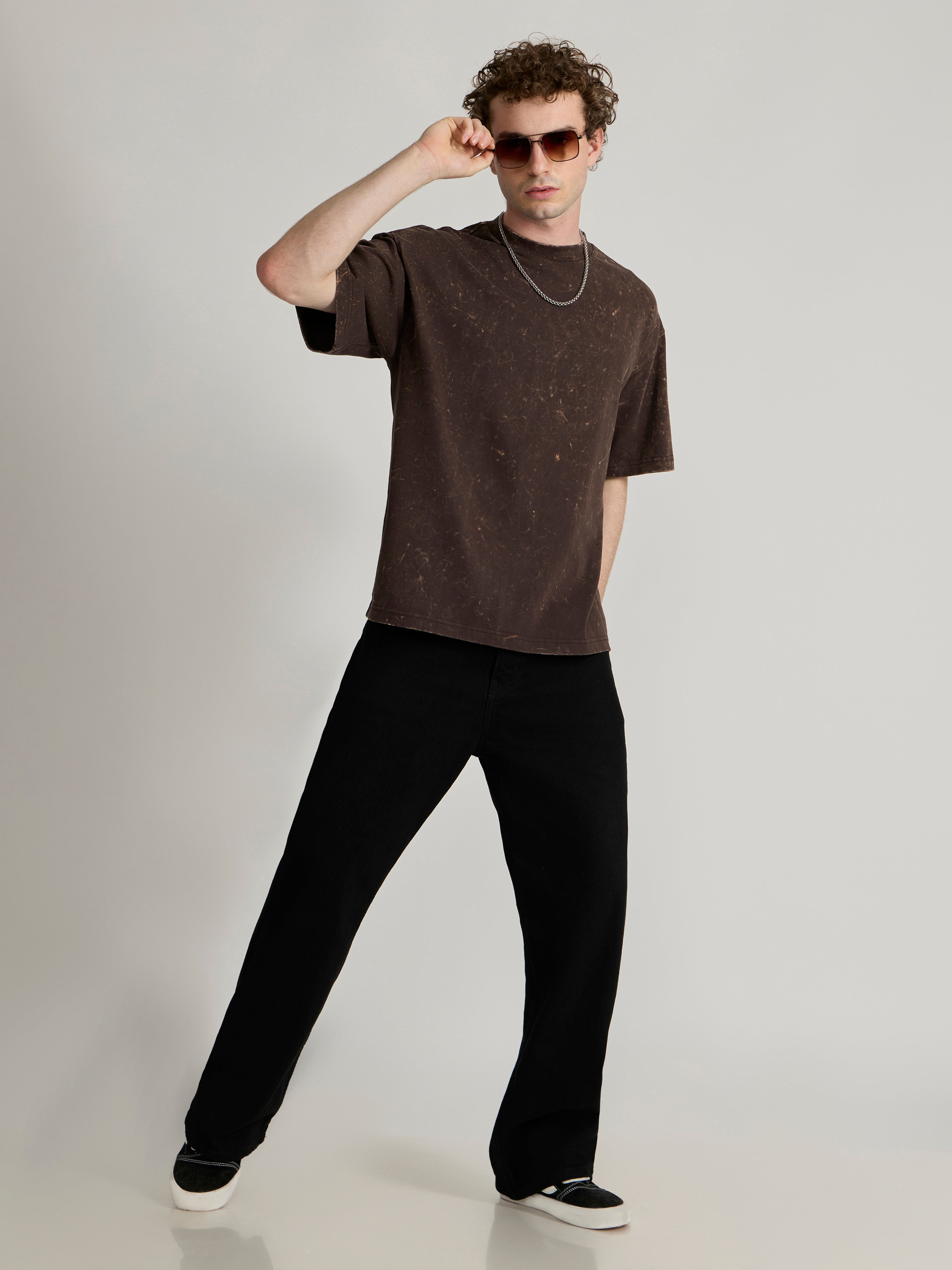 Kellington - Baggy T-Shirt - Coffee Brown – Espanshe
