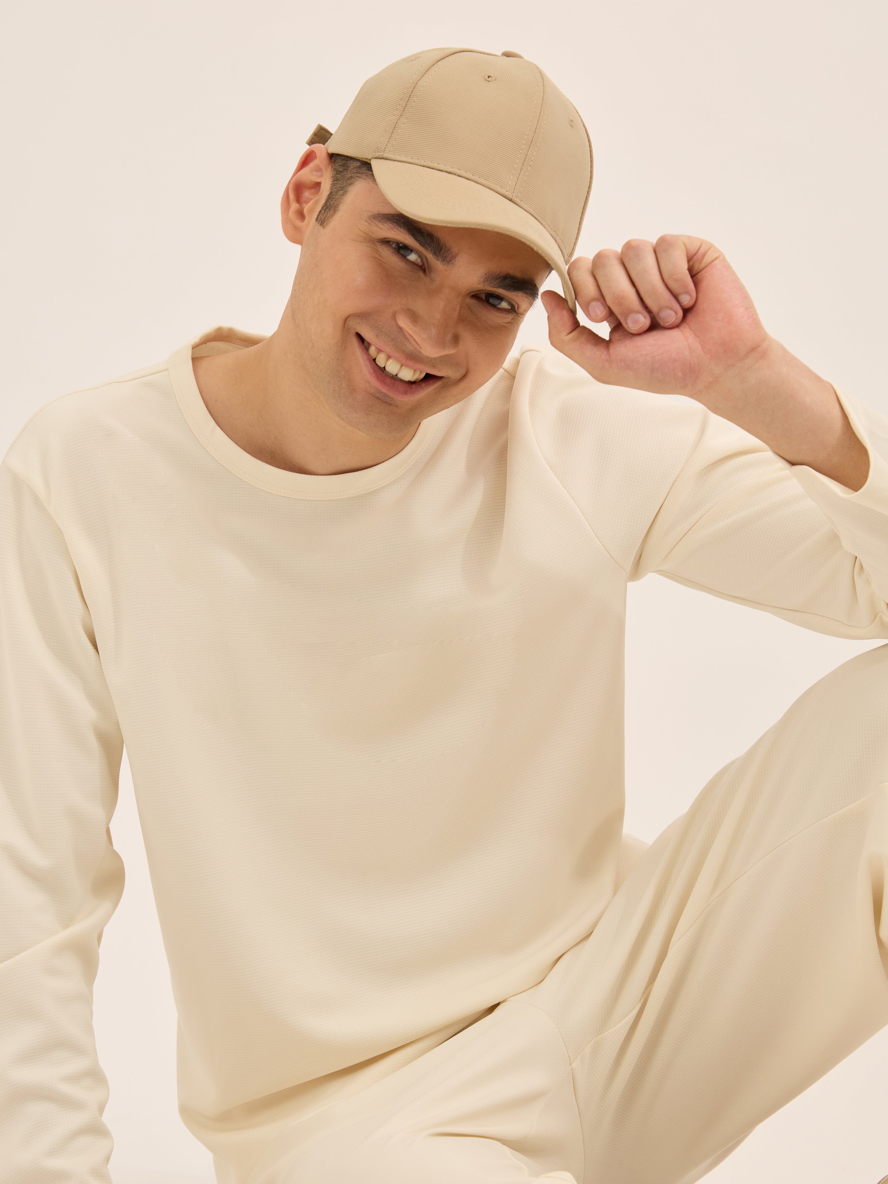 men's relaxed tshirt in cream