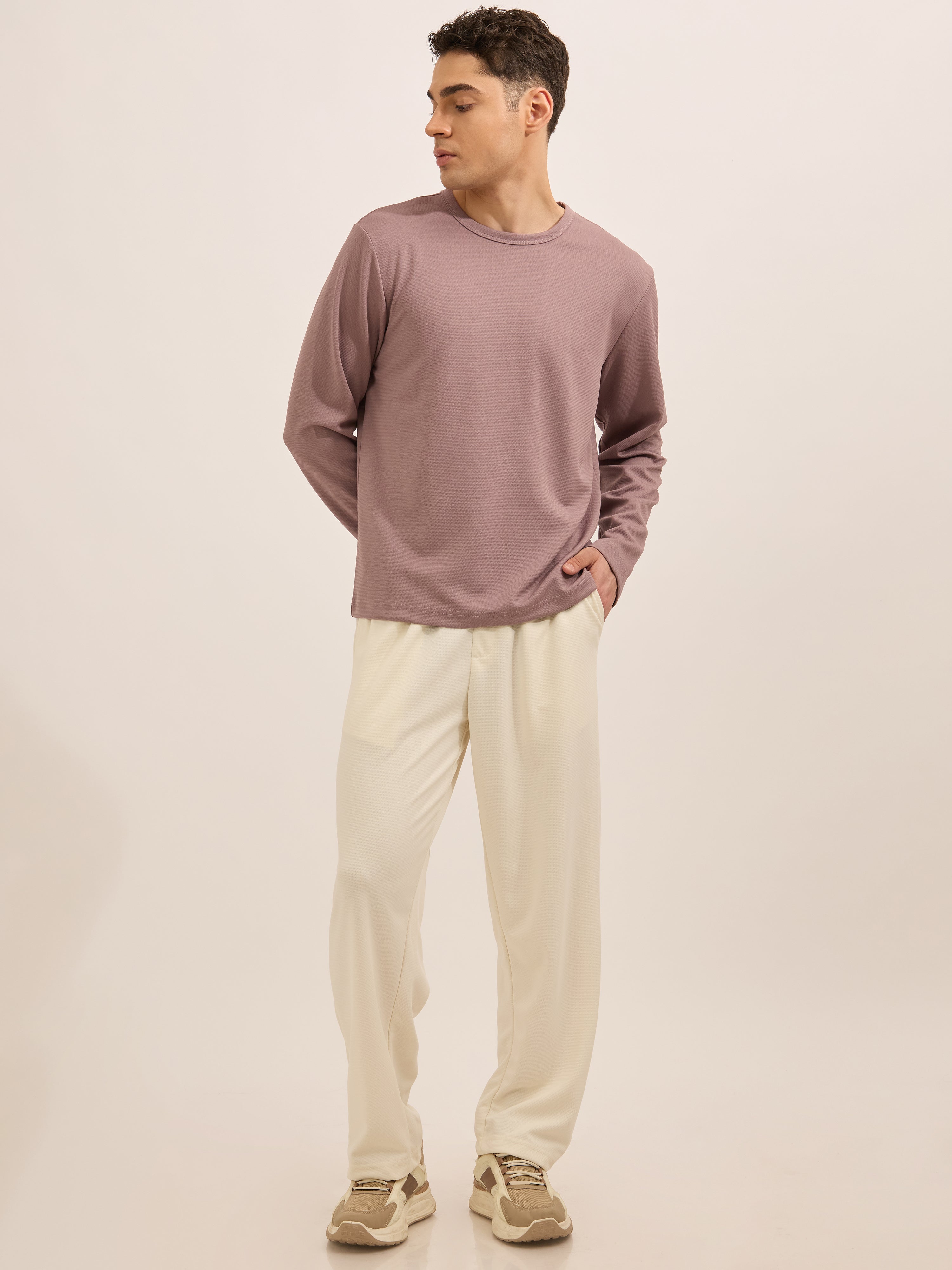 men's relaxed tshirt in lilac