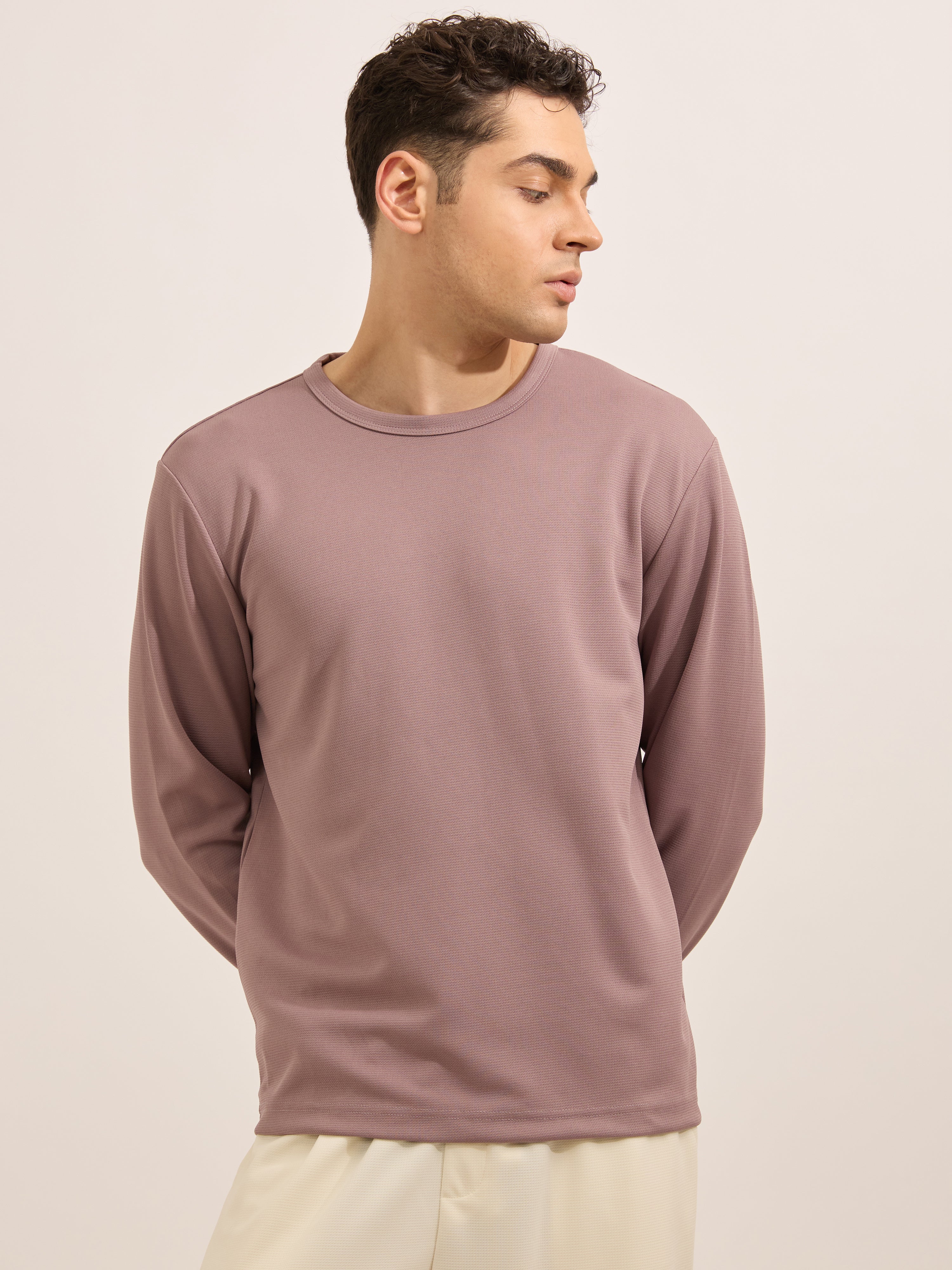 men's relaxed tshirt in lilac