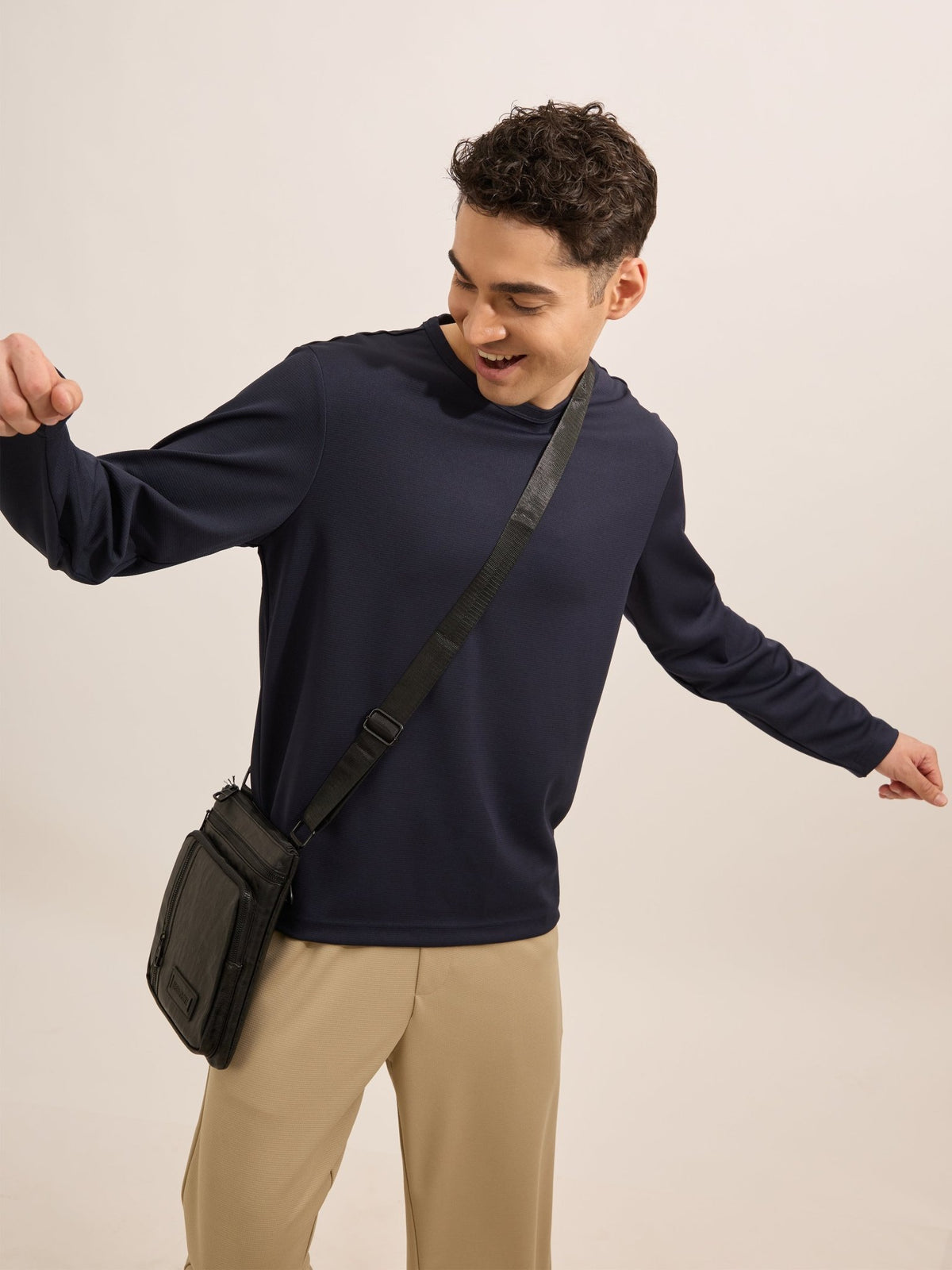 Slate Ride - Relaxed Tshirt - Navy Blue - Espanshe