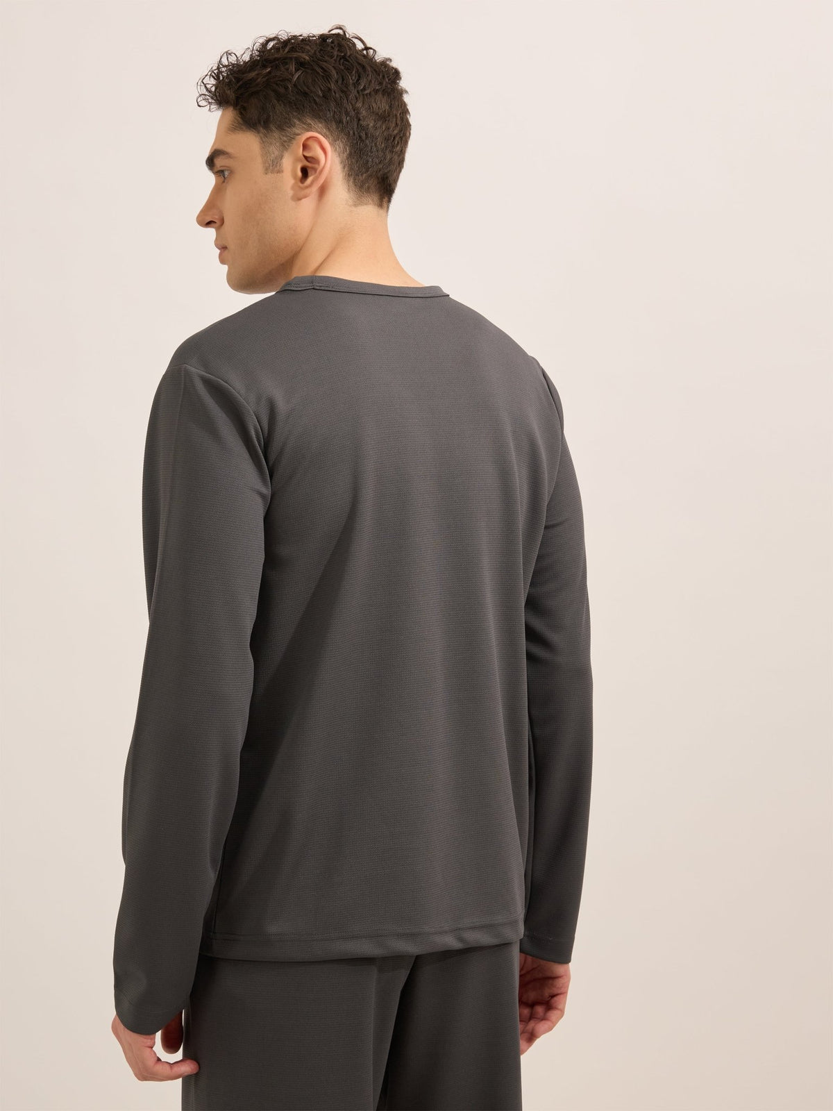 Slate Ride - Relaxed Fullsleeve Tshirt - Grey - Espanshe