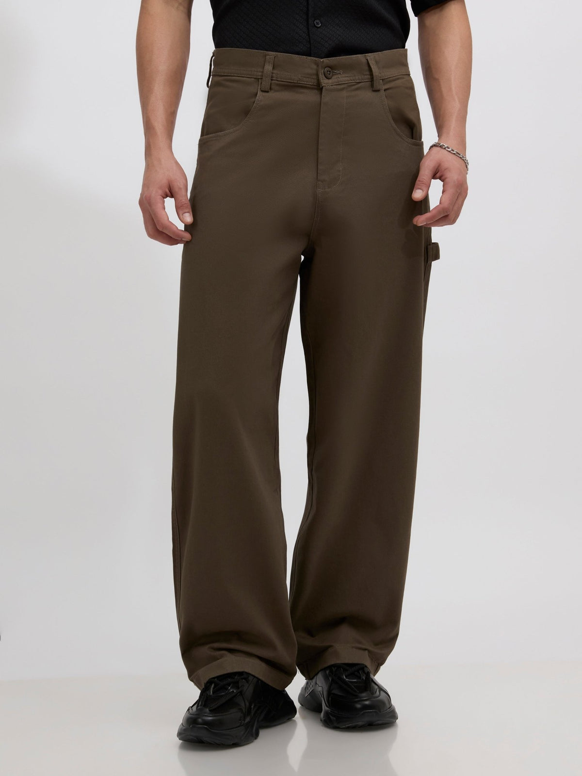 Quinton - Super Baggy cargo pants - Army Green - Espanshe