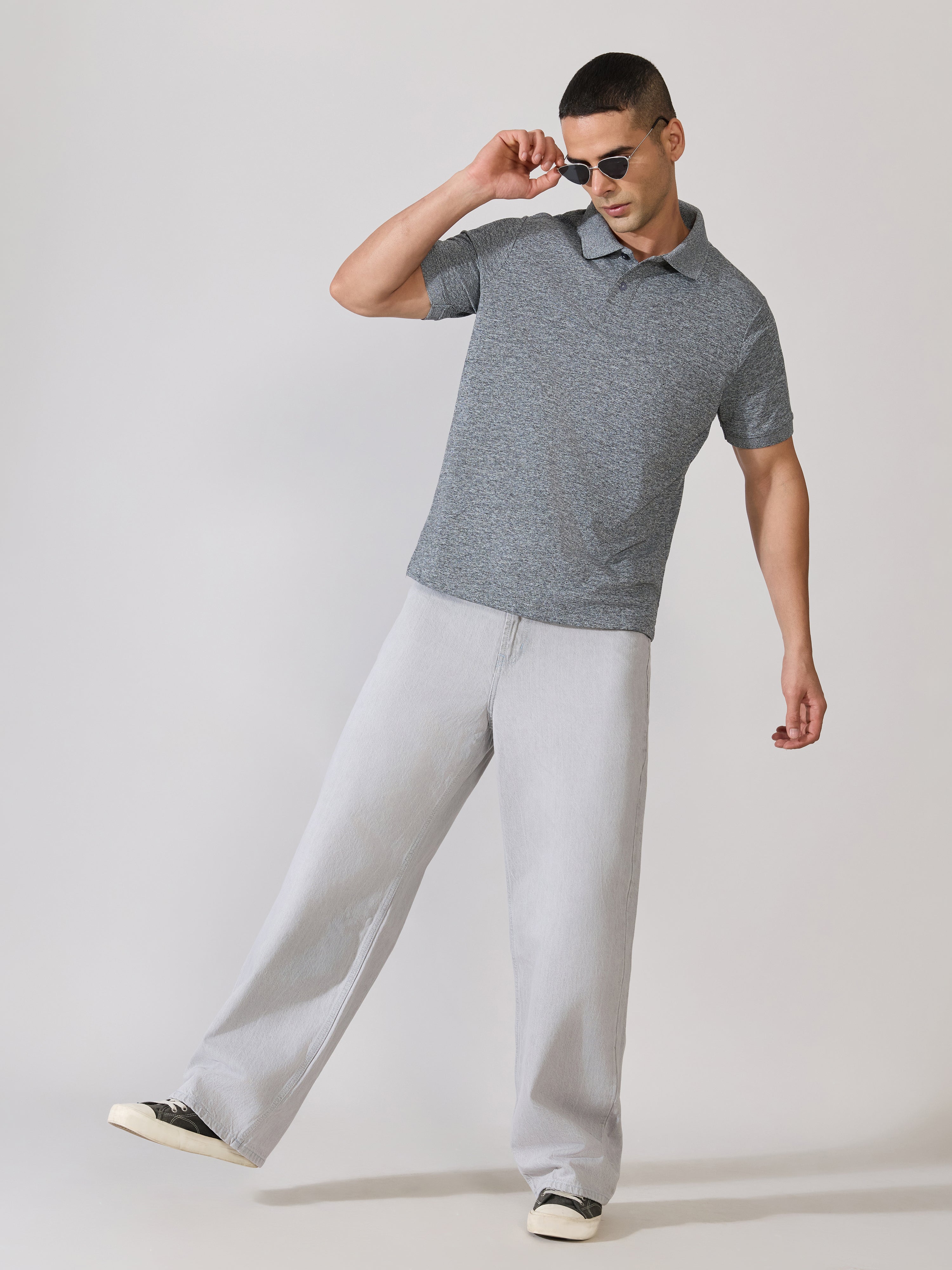 Modoin - Wide Jeans - Grey