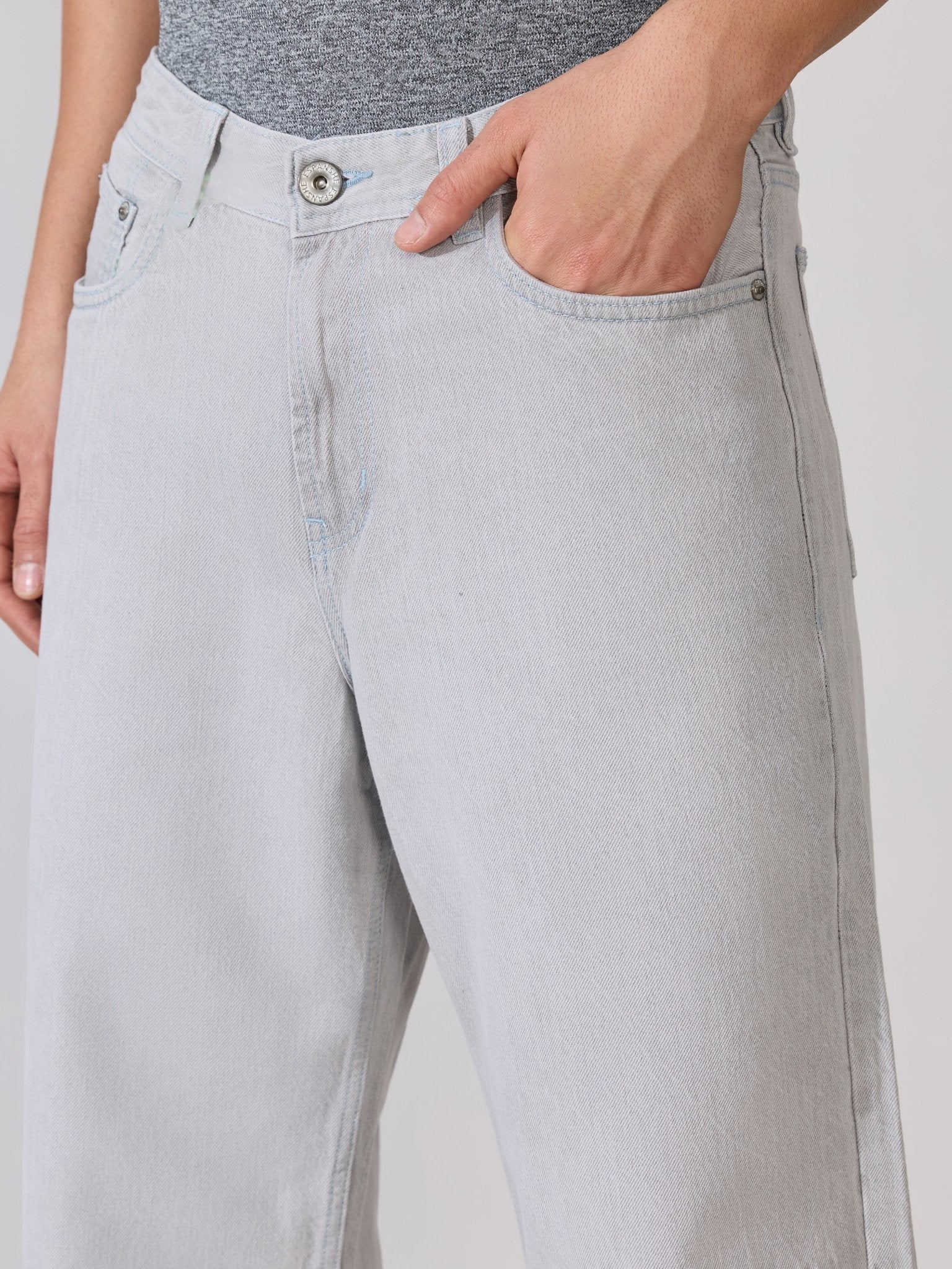 Modoin - Wide Jeans - Grey - Espanshe