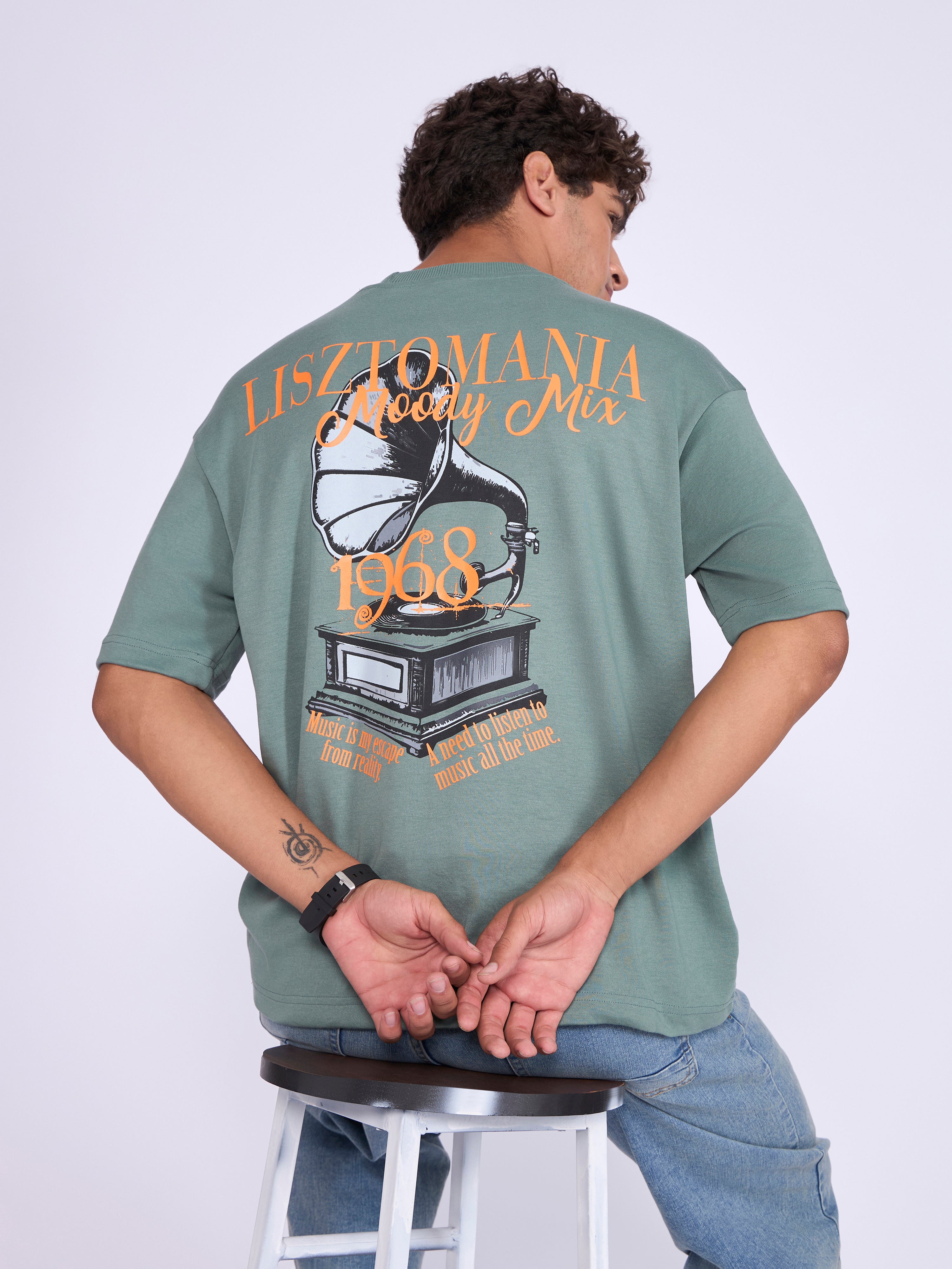 Men's Graphic T-Shirt in green