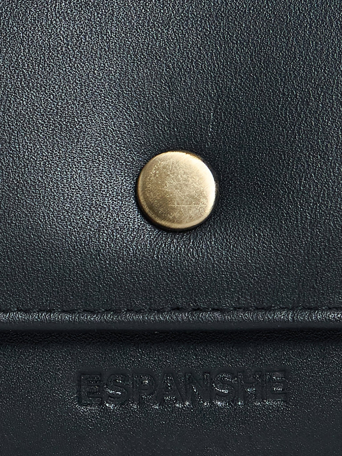 Arctic-4 - Snap Button Leather Wallet - Black - Espanshe