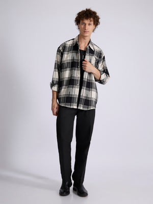 Men's Drop Shoulder Checks Shirt
